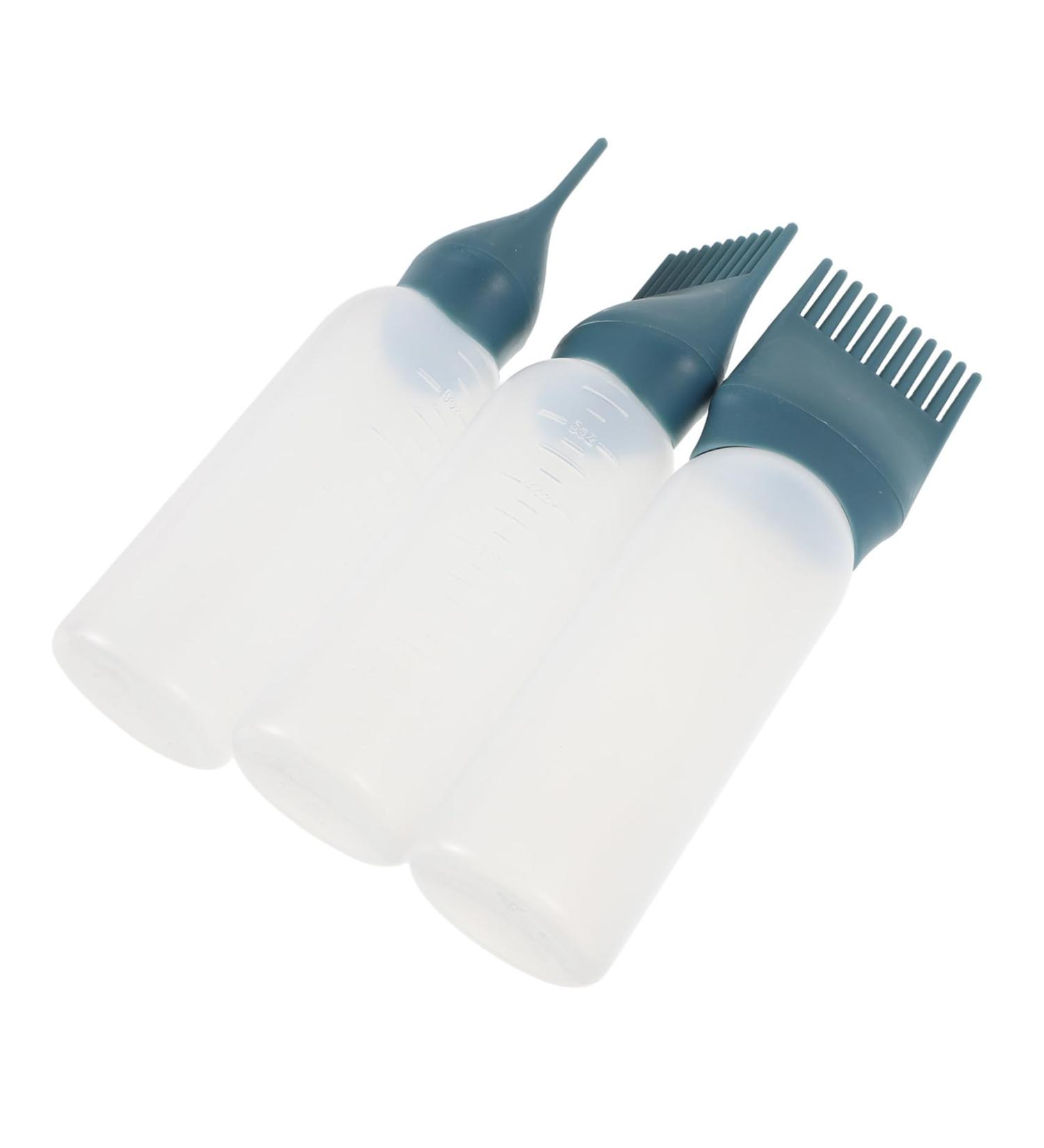 VICASKY 3 Pi ces Bouteille Applicateur Cheveux Flacon Huile Capillaire R utilisable pour Soin Maison et Salon - Buy Online on GoSupps.com