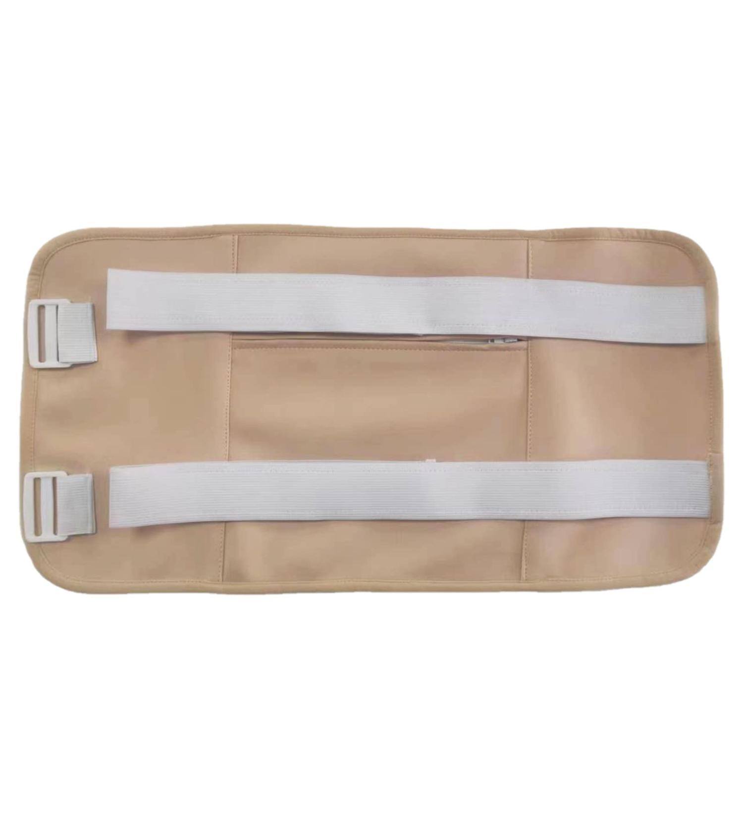 Reusable Organic Castor Oil Pack Wrap - Khaki | Eco-Friendly Compress for Detox & Pain Relief - Buy Online on GoSupps.com