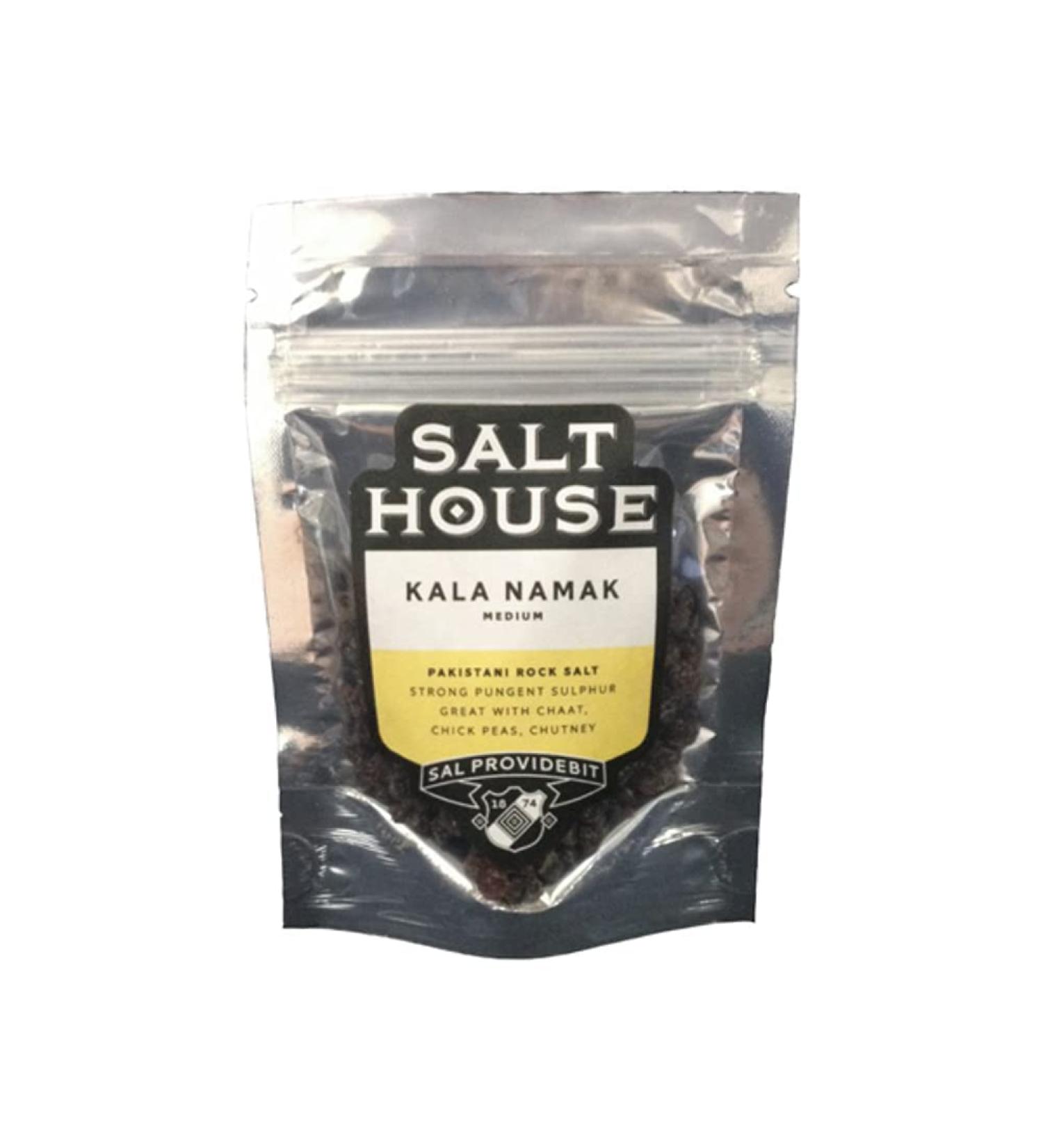 Kala Namak Rock Salt Gourmet Himalayan Black Salt Medium Grain 60g - Buy Online on GoSupps.com
