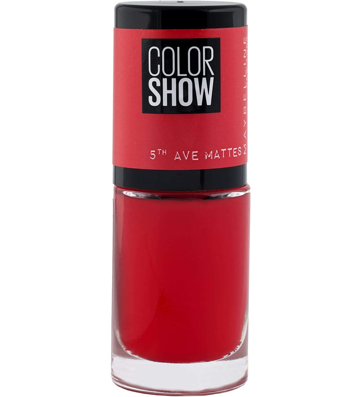 Maybelline New York Color Show 5th Ave Matte 455 Traffic Stop Nail Polish 7ml - Buy Online on GoSupps.com