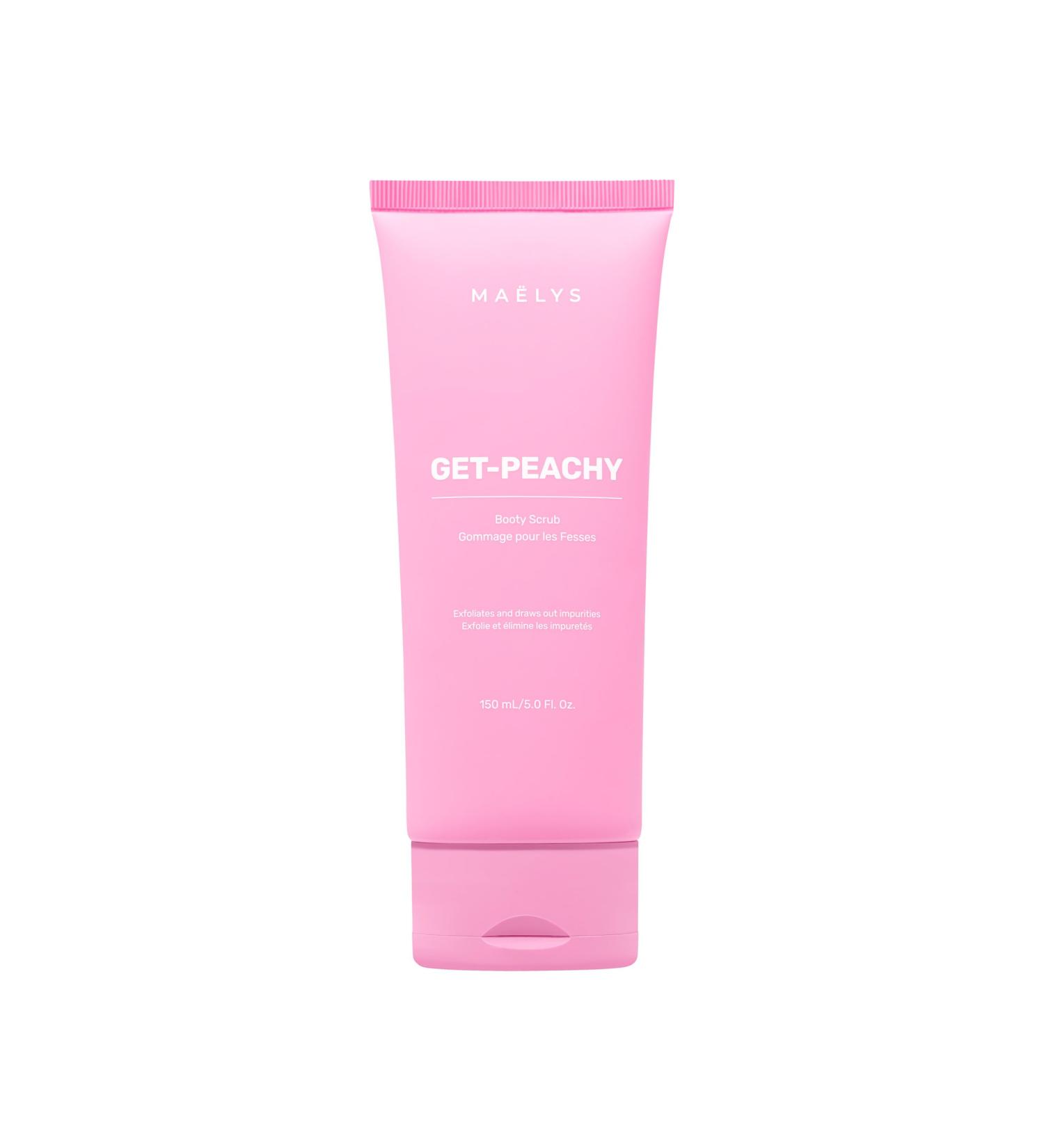 MA LYS Cosmetics GET-PEACHY Bum Scrub | Exfoliating Scrub for Cellulite & Pore Unblocking | International Shipping Available - Buy Online on GoSupps.com