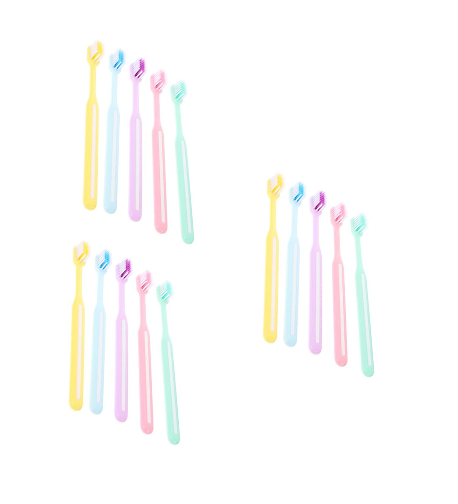 Skisuno 15ST Folding Travel Toothbrush & Toothpaste Set - Bulk Cleaning Accessories for Men & Women - Ideal for Outdoor Travel - Buy Online on GoSupps.com