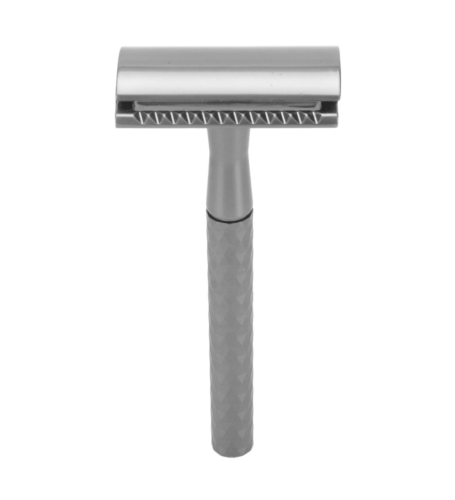 Double Edge Safety Razor with Durable Short Handle | Manual Beard Trimmer | International Shipping Available - Buy Online on GoSupps.com