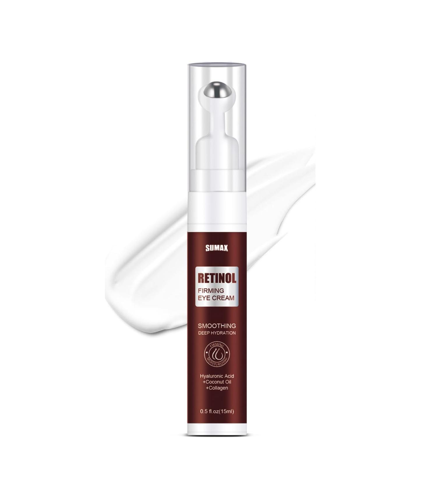 Retinol Firming Under Eye Cream Anti-Aging Serum for Dark Circles and Puffiness Under Eye Bags and Wrinkles Daily Wrinkle Treatment with Collagen - Buy Online on GoSupps.com