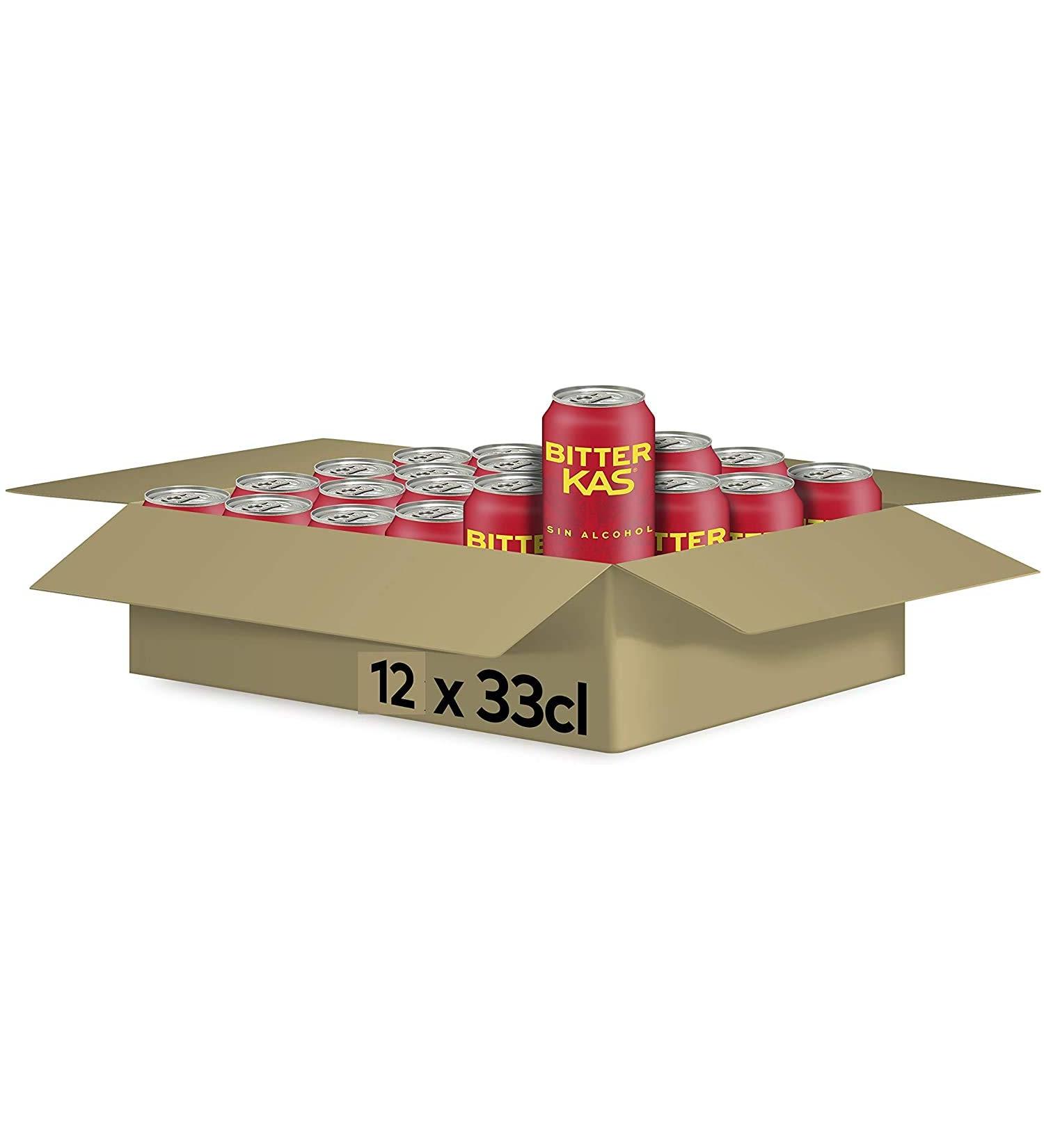 Bitter KAS Alcohol Free Cooling Drinks 330 ml (Pack of 12)