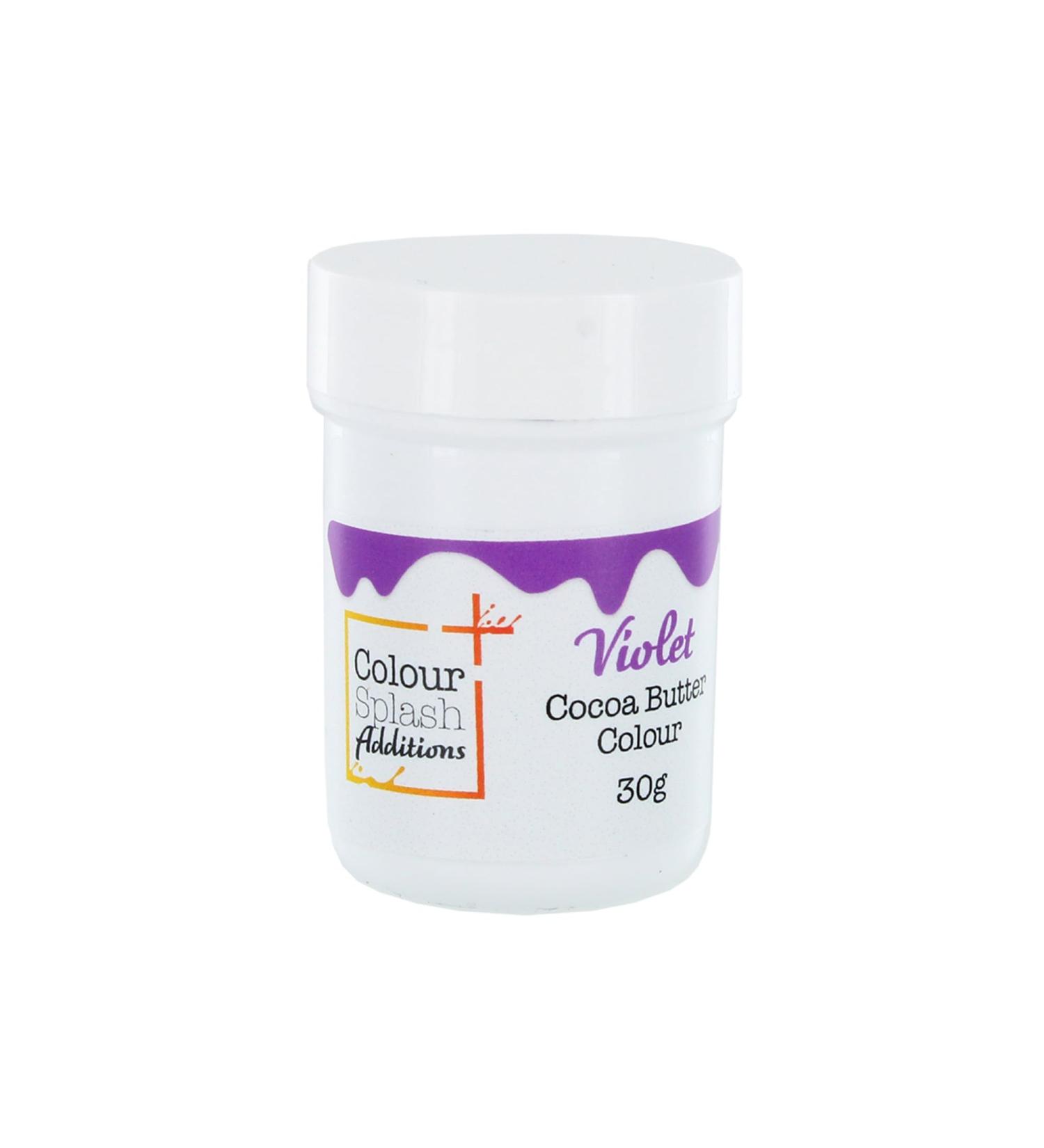 Colour Splash Additions Chocolate Colour | Violet Cocoa Butter For Cake Decorations Truffles Chocolates | Chocolate Paint - 30g - Buy Online on GoSupps.com