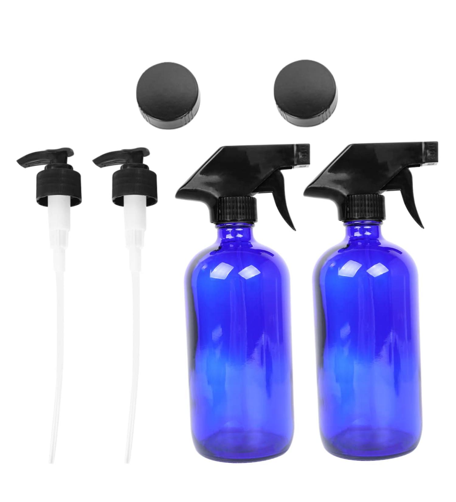 HAPINARY 1 Set Refillble Bottle Clear Spray Bottle Refillable Spray Bottle Glass Spray Bottle Ml Spray Bottle Cleaning Solution Bottle Refillable Water Sprayer Cap Cosmetic Press The Pump 21x7cm Blue - Buy Online on GoSupps.com