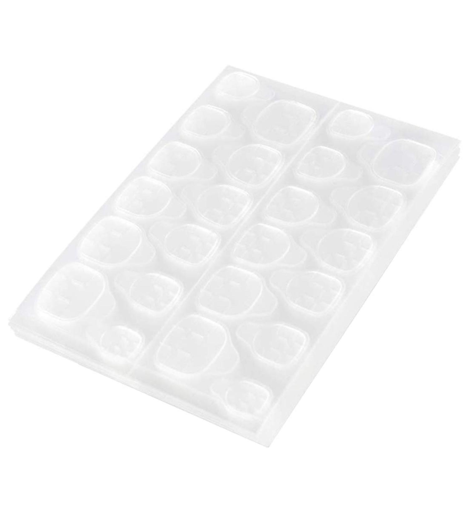 Double-side Glue Nail Sticker Adhesive Transparent Nail Sticker Non-toxic Transparent Double Sided Adhesive Flexible Fake Nail Stickers for Manicure Supplies. 10 Sheets - Buy Online on GoSupps.com