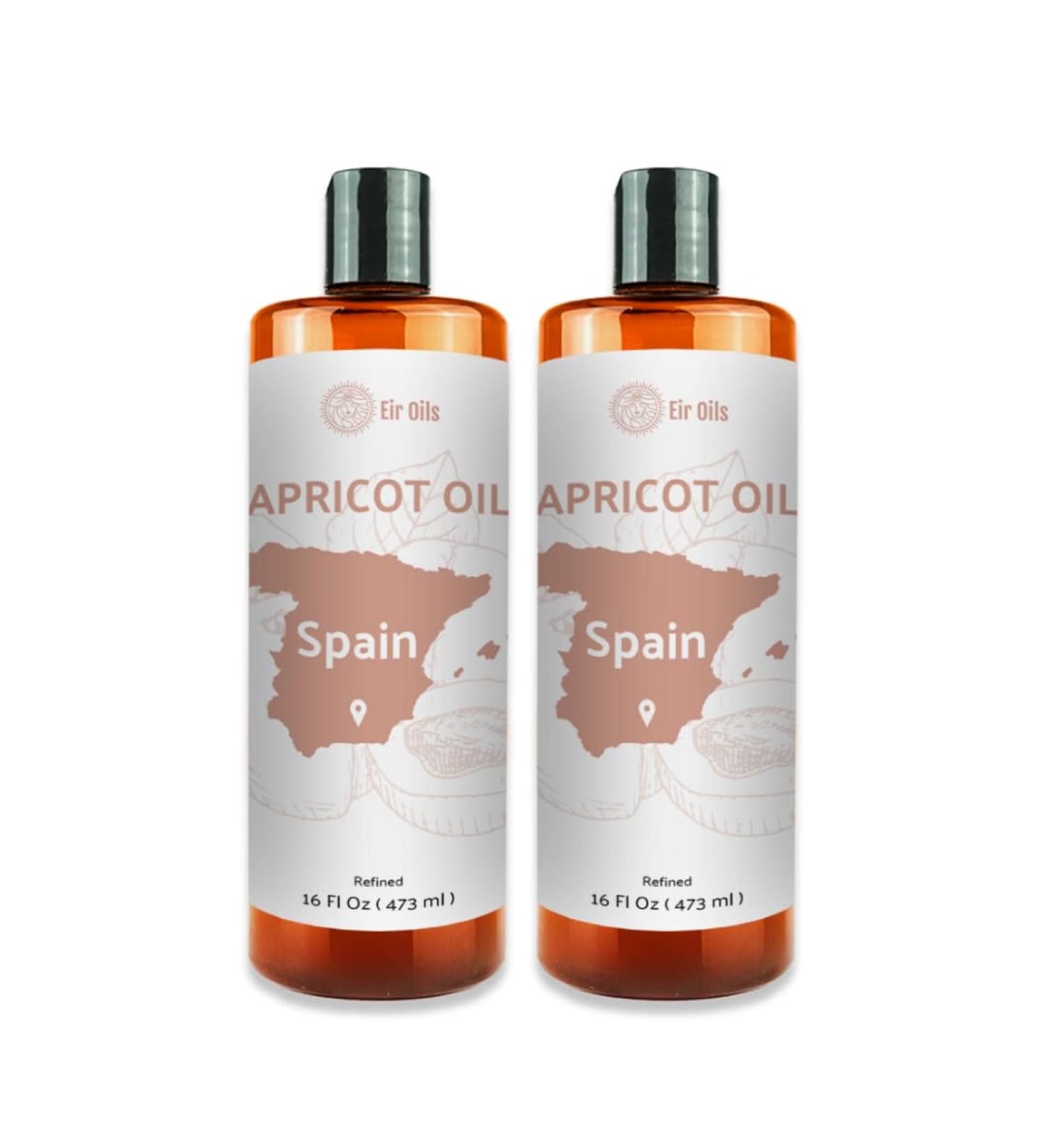 Nature Packaged Apricot Kernel Oil - Direct from Spain and Turkey - 100% Pure Carrier Oil for Hair, Face, and Skin - Cold-Pressed Carrier Oils - (16 oz) 2 Packs - Buy Online on GoSupps.com
