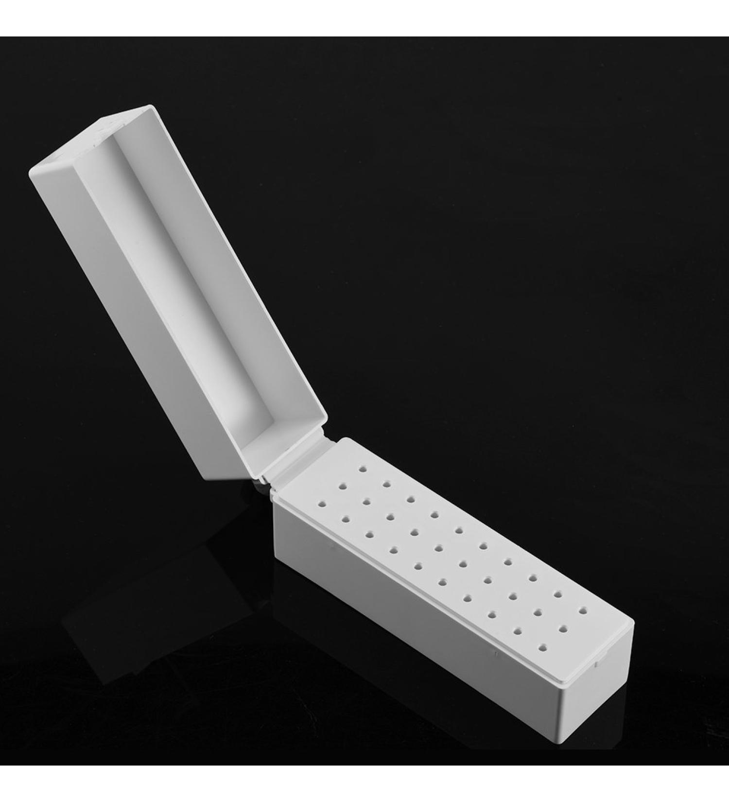 Foot Care Attachments Storage Box - Nail Cutter Container with 30 Holes for Manicure Tools - International Shipping Available - Buy Online on GoSupps.com