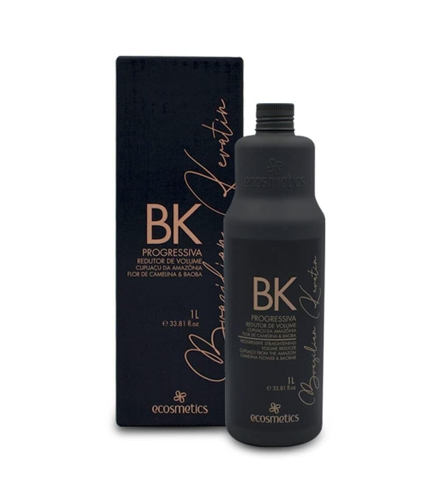 Brazilian Keratin Treatment Organic Semi Definite 1L | Progressive Brush | Straightening & Smoothing System | Volume Reducer | 100% Straight Hair