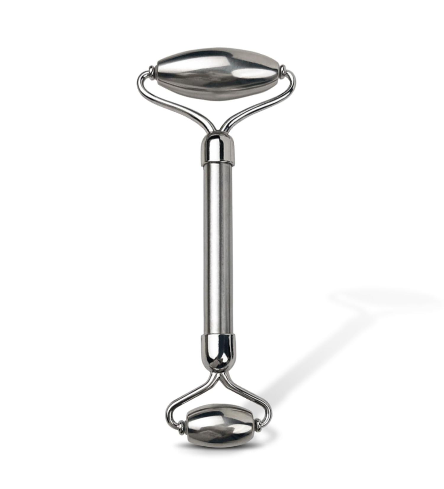 Buy Stainless Steel Facial Roller & Gua Sha Tools - Reduce Puffiness & Refresh Skin | International Shipping Available - Buy Online on GoSupps.com