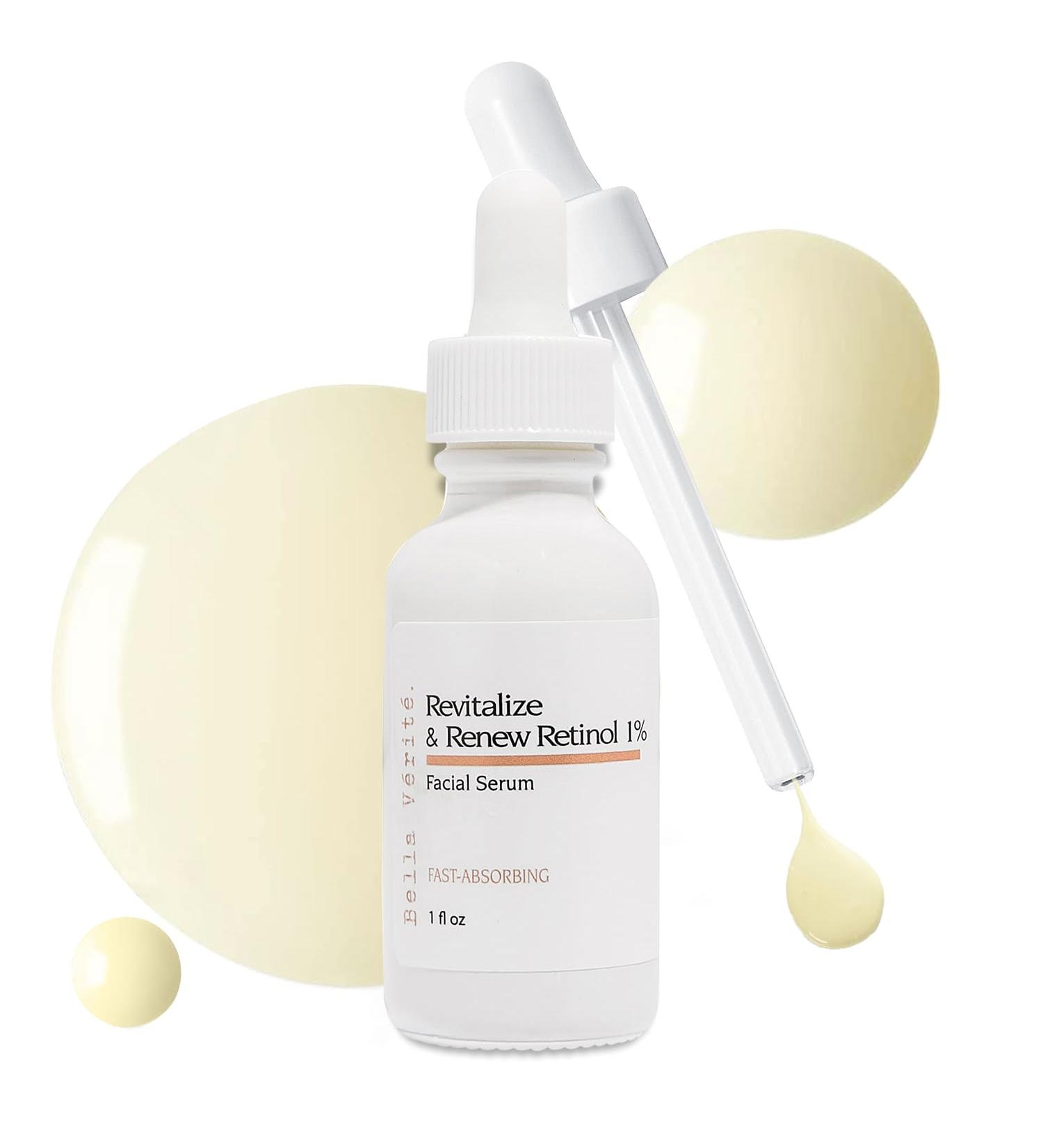 Revitalize & Renew 1% Retinol Serum - Anti-Aging Skincare with Niacinamide & Bakuchiol Reduces Fine Lines & Wrinkles Lightweight Formula for Radiant Skin - 1 Oz - Shop Internationally - Buy Online on GoSupps.com