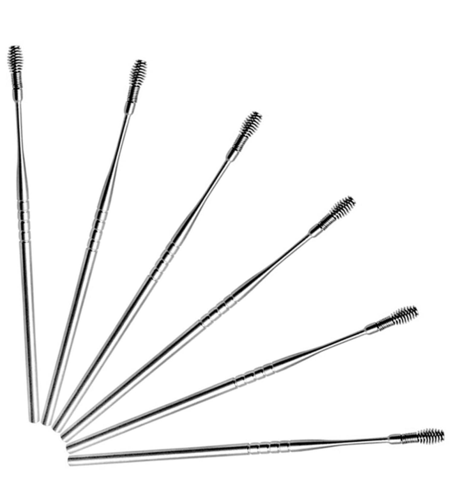 Spring Ear Pick Set - 6pcs Stainless Steel Ear Cleaning Tools - Buy Online on GoSupps.com