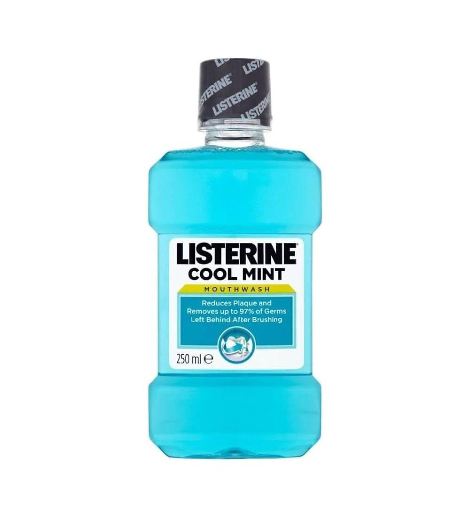 Listerine Essentials Cool Mint Mouthwash 250ml (Pack of 2) 250 ml (Pack of 2) - Buy Online on GoSupps.com