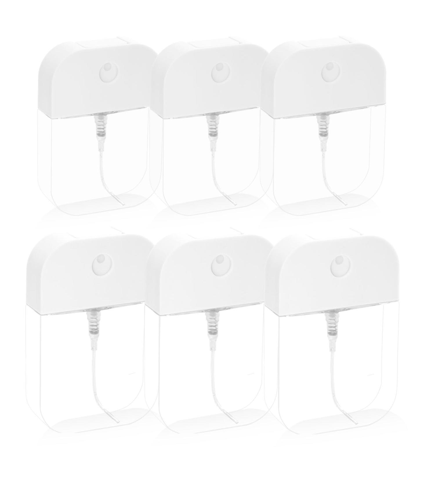 Roucerlin 6 Pcs Clear Empty Card Mini Fine Mist Spray Bottles Refillable Travel Misting Spray Bottles Portable Water Mist Bottle Sprayer Perfume Atomizer Containers for Face Hair (1.69 Oz & 1.28 Oz) - Buy Online on GoSupps.com