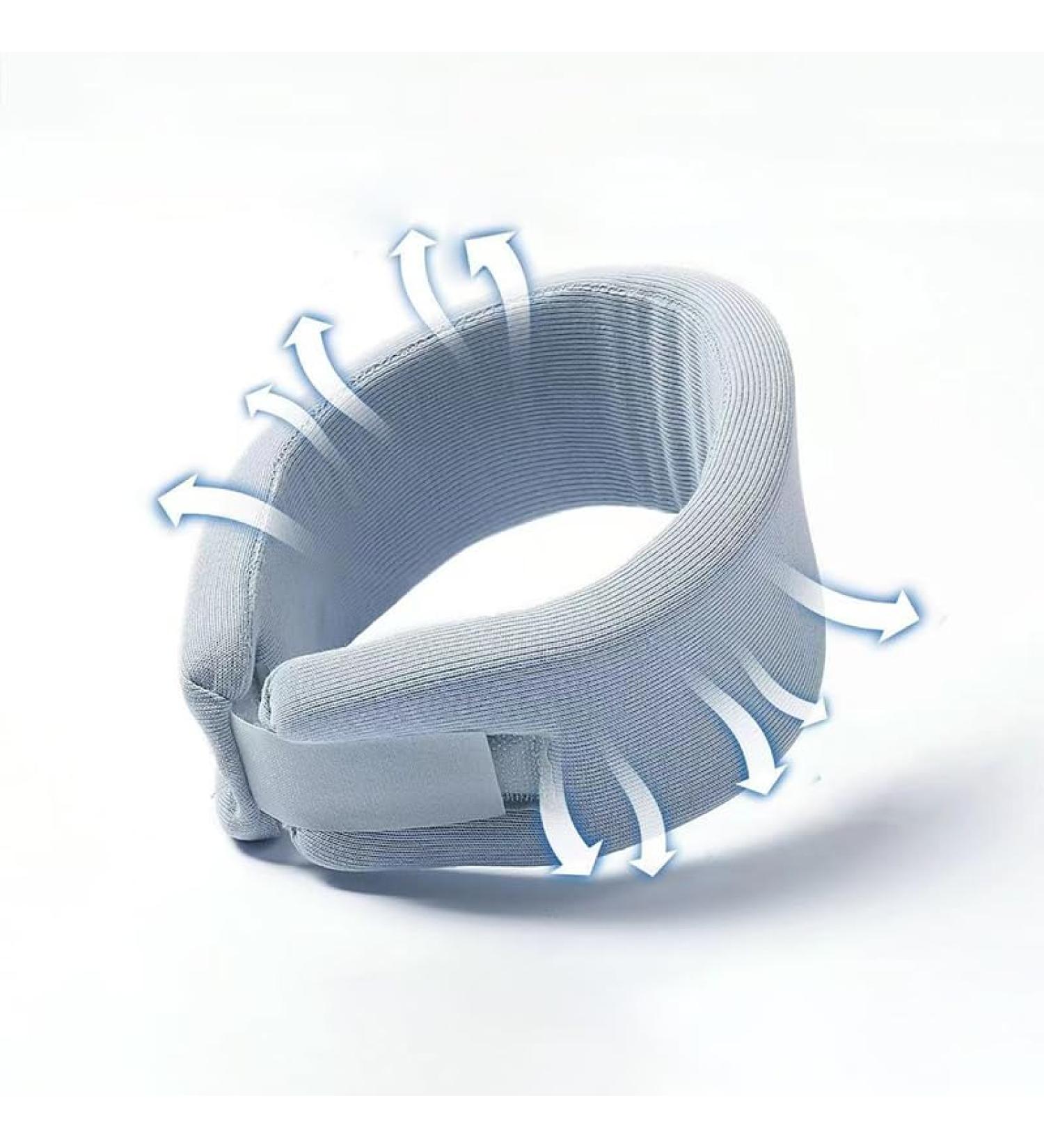 Adjustable Soft Sponge Neck Bandage - Universal Collar for Neck Pain Relief Support After Injuries Ideal for Sleeping - Buy Online on GoSupps.com