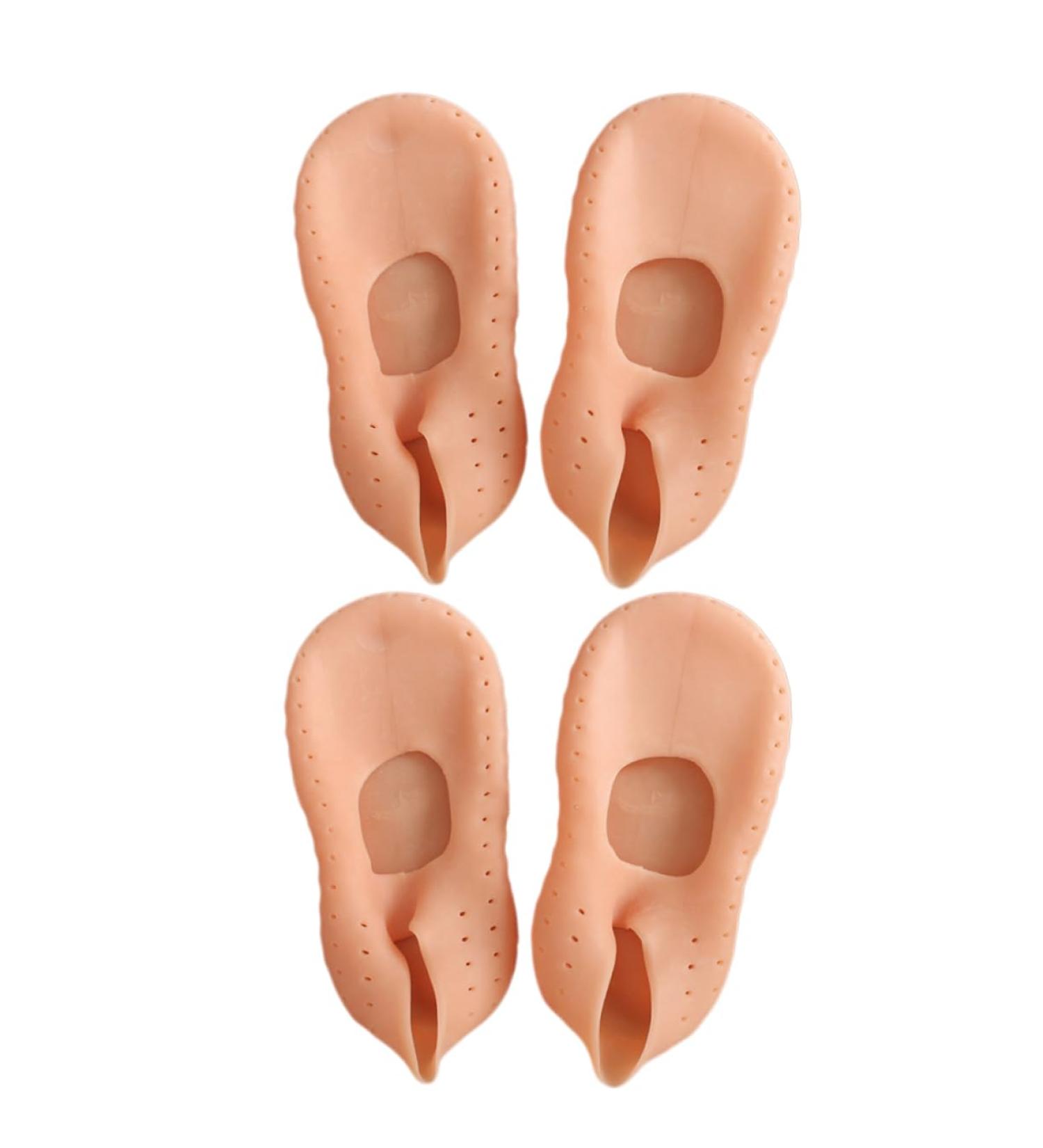 FOMIYES 2 Pairs Silicone Gel Heel Socks Lotion Socks Sebs Socks Moisturising Gel Socks Silicone Socks Floor Socks Room Socks Non Slip Socks Plantar Insoles Heel Cover Invisible - Buy Online on GoSupps.com