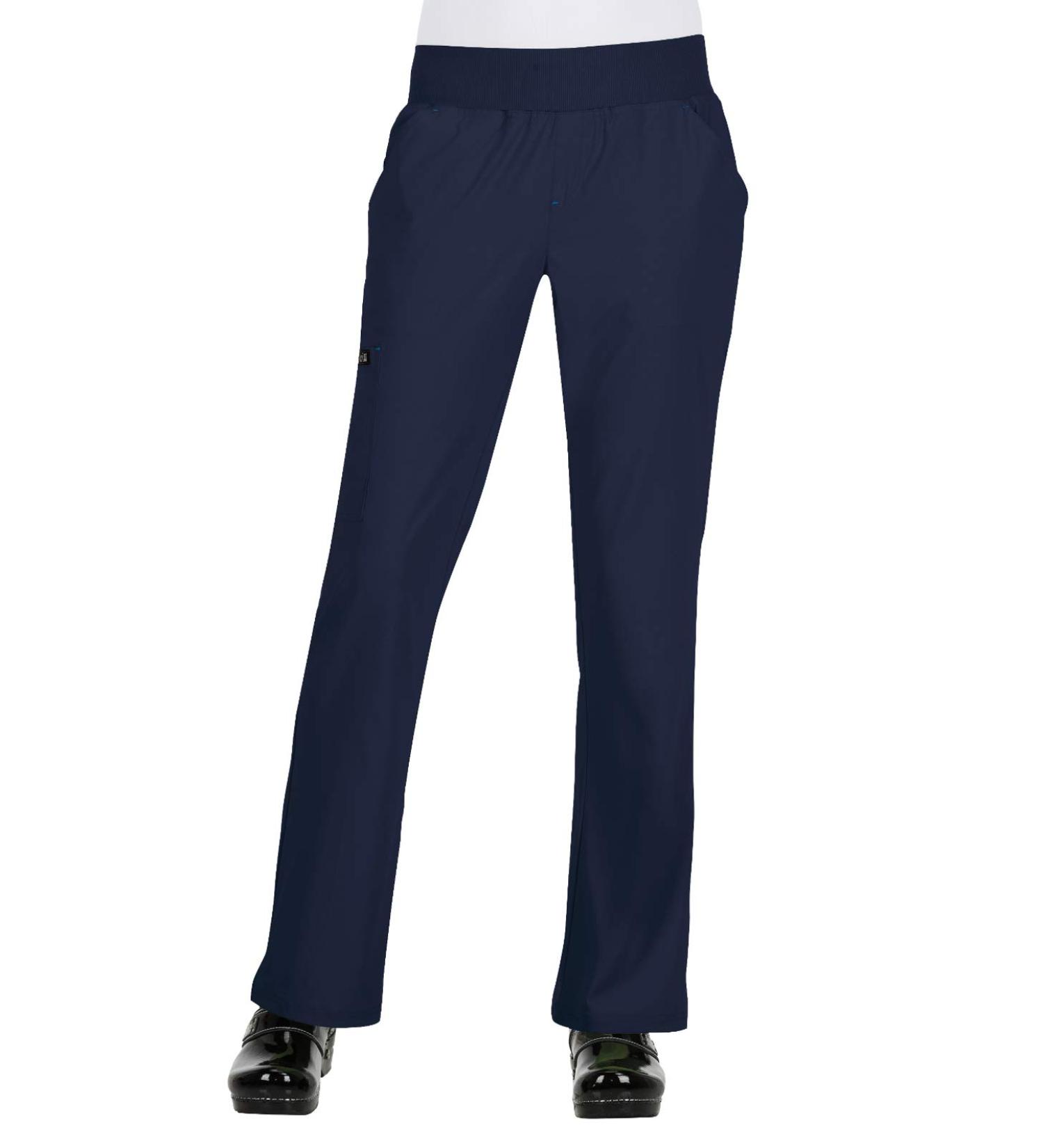 KOI Basics 732 Laurie Women's Scrub Pant Large Navy - Comfort & Style for Healthcare Professionals - Buy Online on GoSupps.com