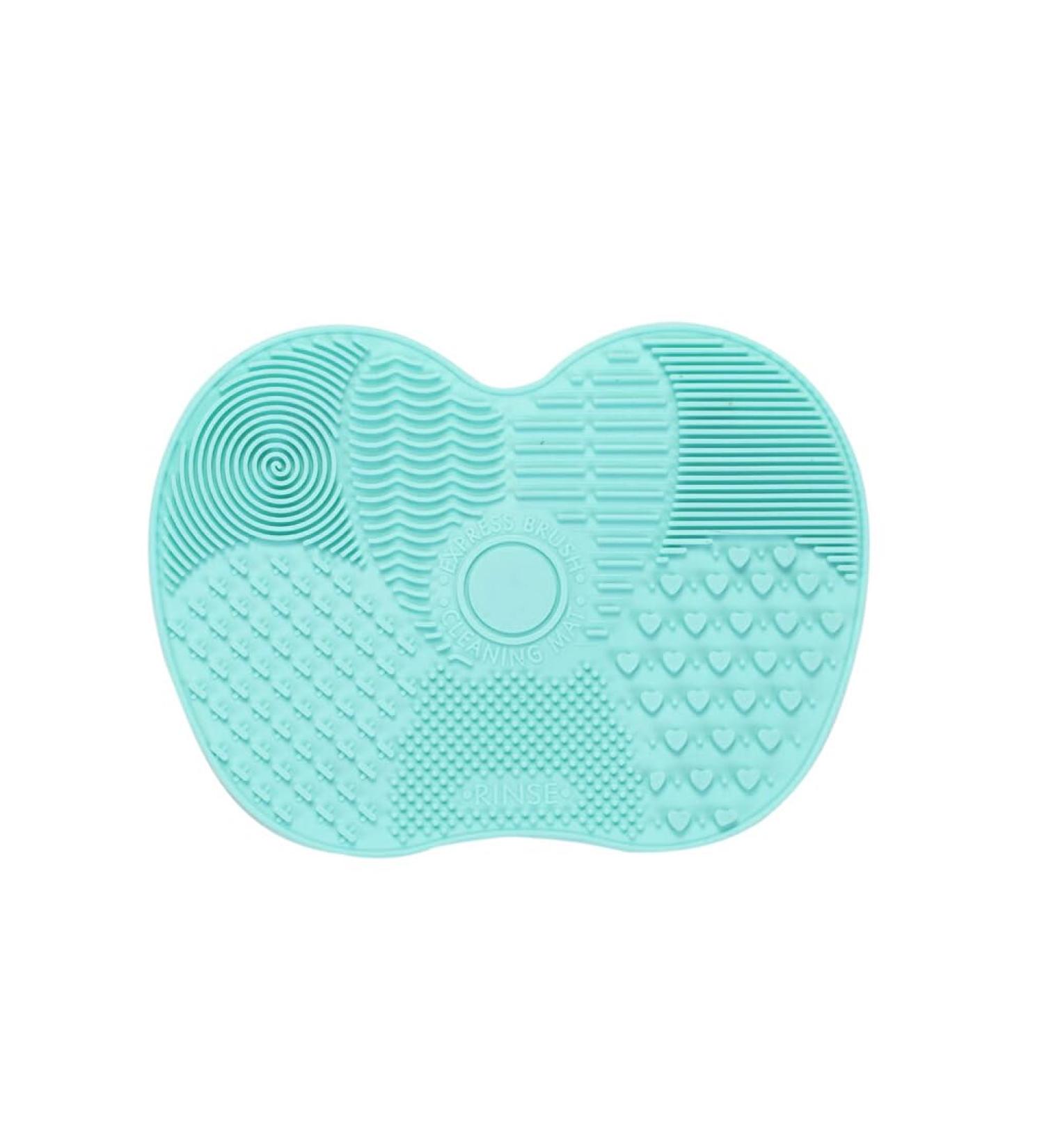 lmoikesz Foundation Concealer Makeup Brush Cleaning Mat Home Hotel Dress Room Eyebrow Pen Silicone Washing Pad Beauty Supplies Green - Buy Online on GoSupps.com