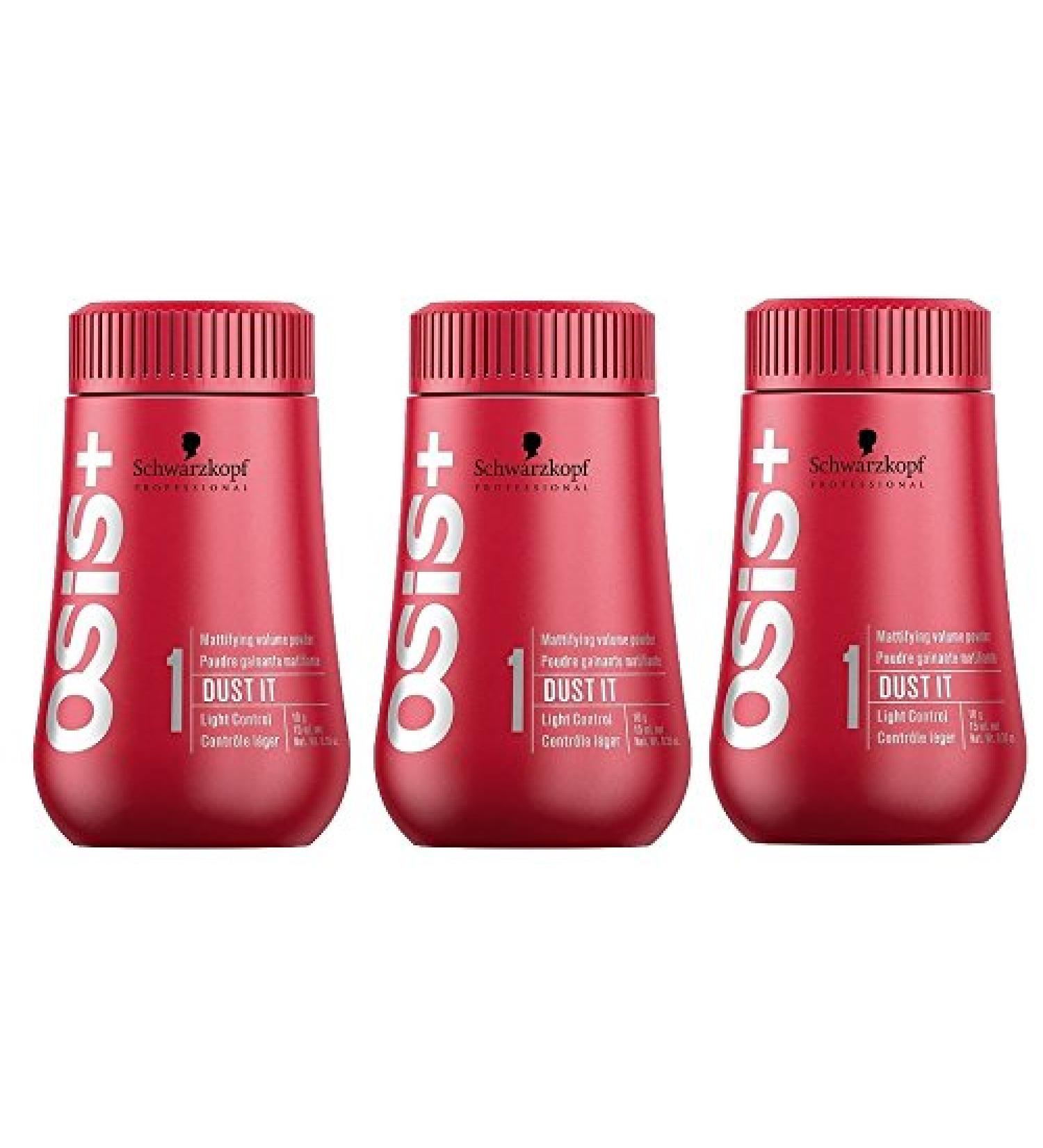 Schwarzkopf Schwarzkopf OSiS Dust It Powder 10ml with STAPIZ Shampoo 15ml or Mask 10ml Pack of 3 - Buy Online on GoSupps.com