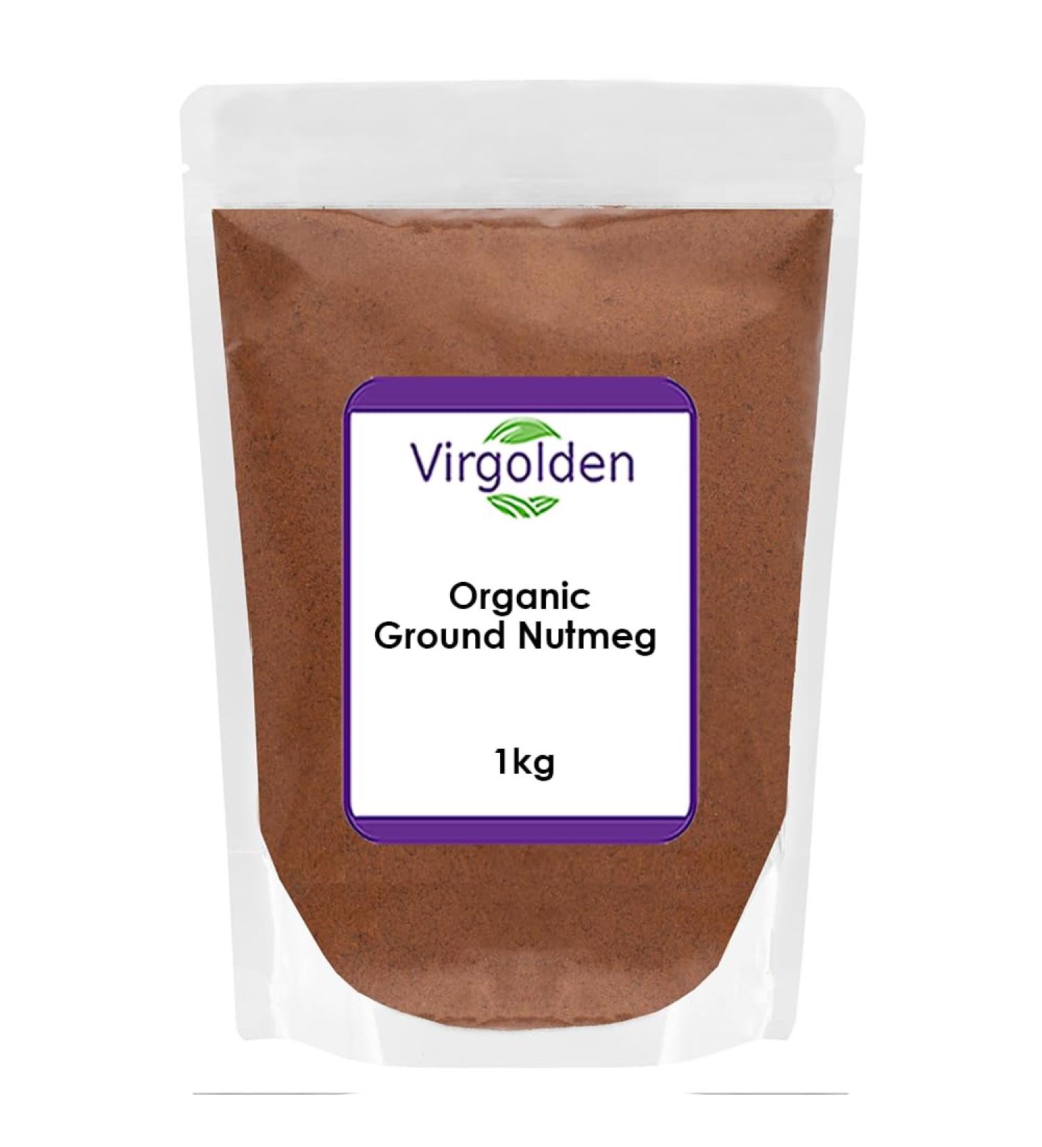 Organic Ground Nutmeg 1kg by Virgolden Organic - Buy Online on GoSupps.com