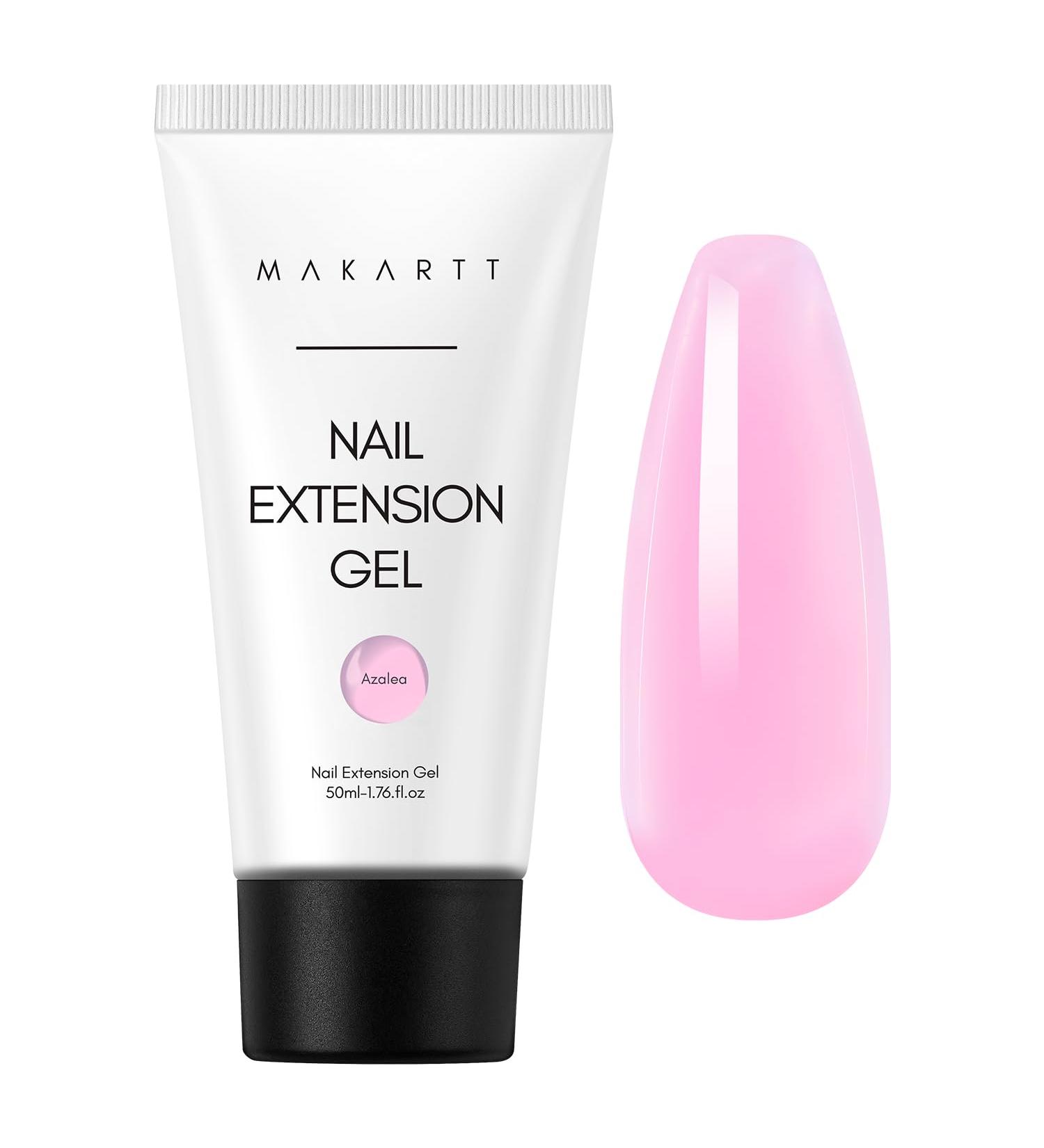 Makartt Poly Nail Gel 50ml - UV Nail Extension Gel for DIY Manicure & Nail Design - Azalea Color for Starters - Buy Online on GoSupps.com