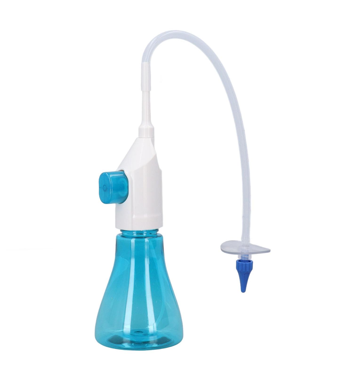 Buy Ear Washer Irrigation Flushing Kit - Manual Wax Removal System for Home Use | Prevent Blockages & Maintain Ear Hygiene (Blue - Buy Online on GoSupps.com