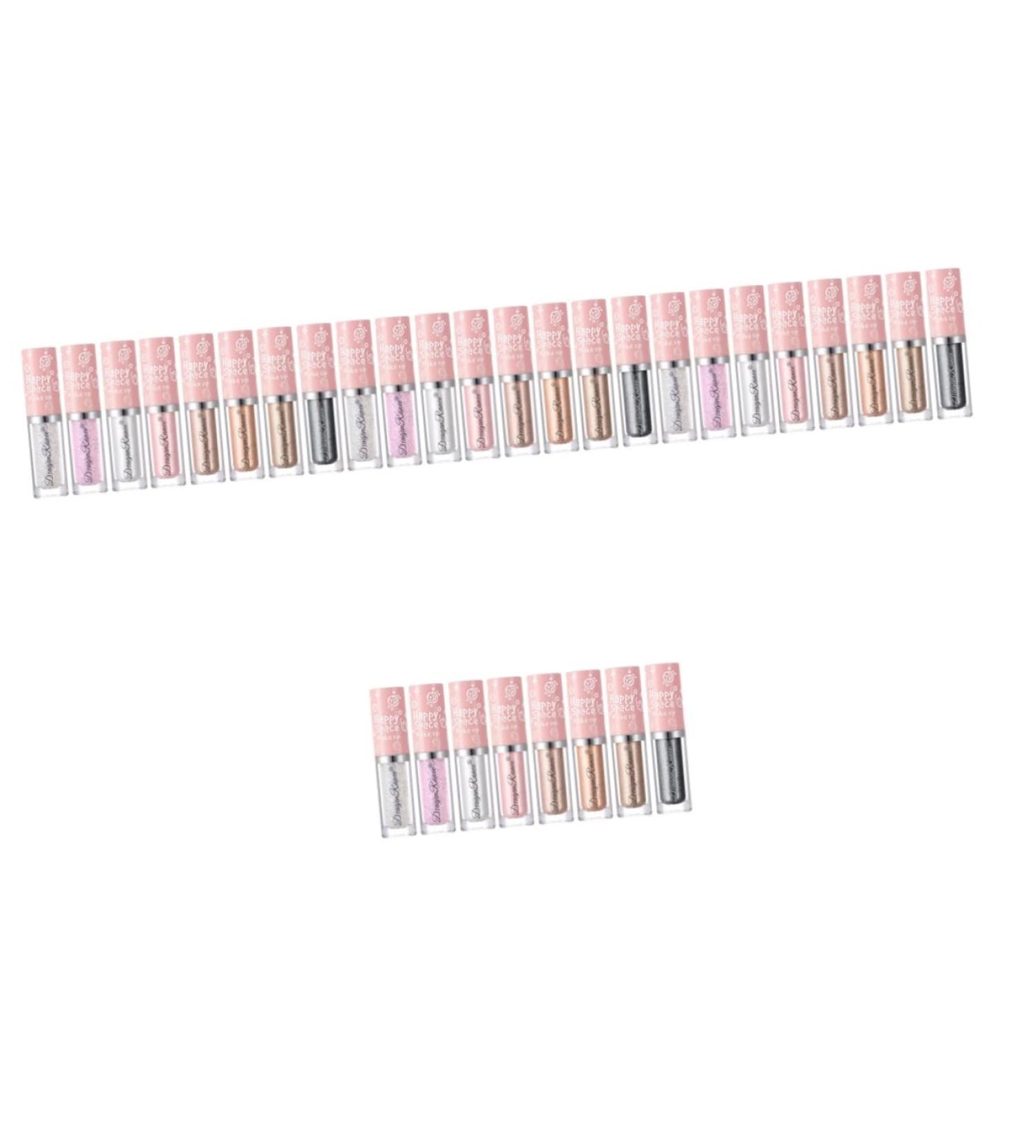 FOMIYES Eyeshadow Bling 32 Pcs Eye Shadow Eyeshadow Metallic Makeup Accessories Lady Parts Eye Makeup Tools Box Liquid Miss - Buy Online on GoSupps.com
