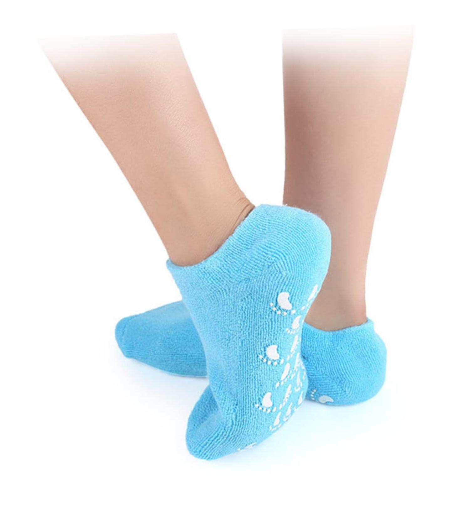 Ipetboom 2 Pairs Gel Socks for Women Overnight Short Socks for Women Moisturizing Sock Calluses Socks Feet Moisturizer Socks Ladies Socks Spa Socks for Dry Feet Nursing Socks Women's Foot - Buy Online on GoSupps.com