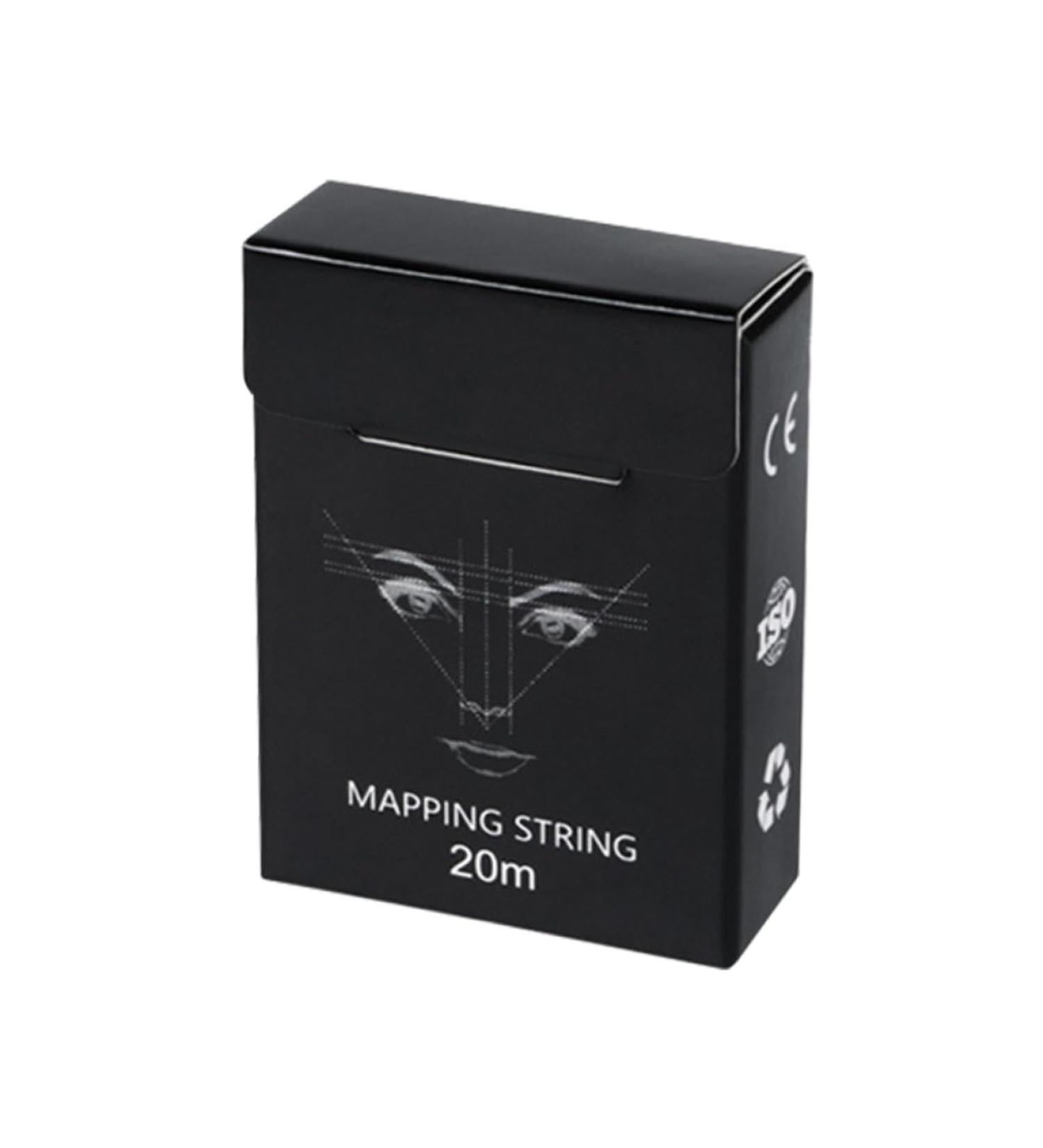 BELLIFFY 1box Eyebrow Drawing Tool Ink Eyebrow Tattoos Ruler Brow Mapping Wire Ruler 6x4.5cm Black - Buy Online on GoSupps.com