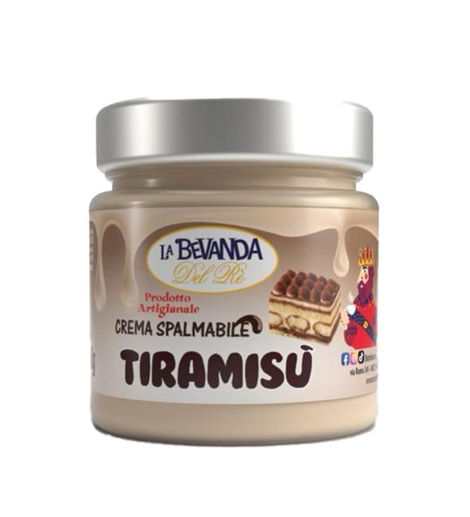 Spalmable Cream - La Boisson Du Ré - With Tiramisu Taste - 200 g jar