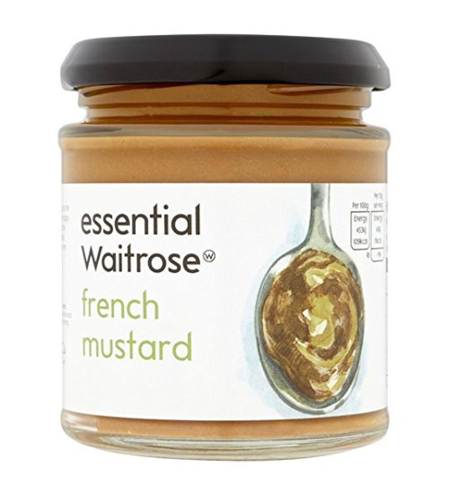 Essential Waitrose French Mustard 180g