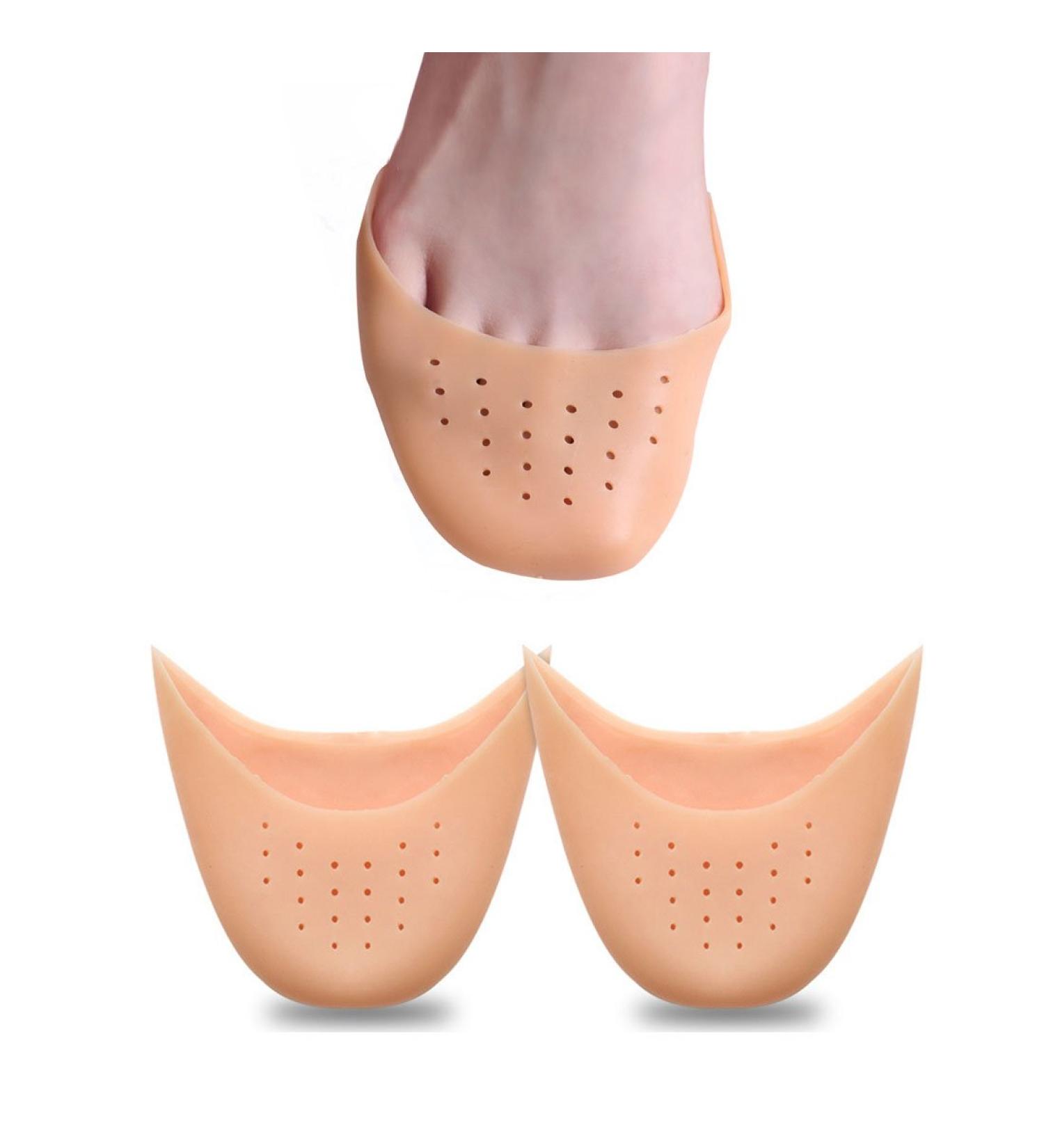 Skin Color Silicone Gel Toe Pads - 1 Pair for Women | Breathable & Protective Feet Care Caps (Model c59 86f 27b b3a 491) - Buy Online on GoSupps.com