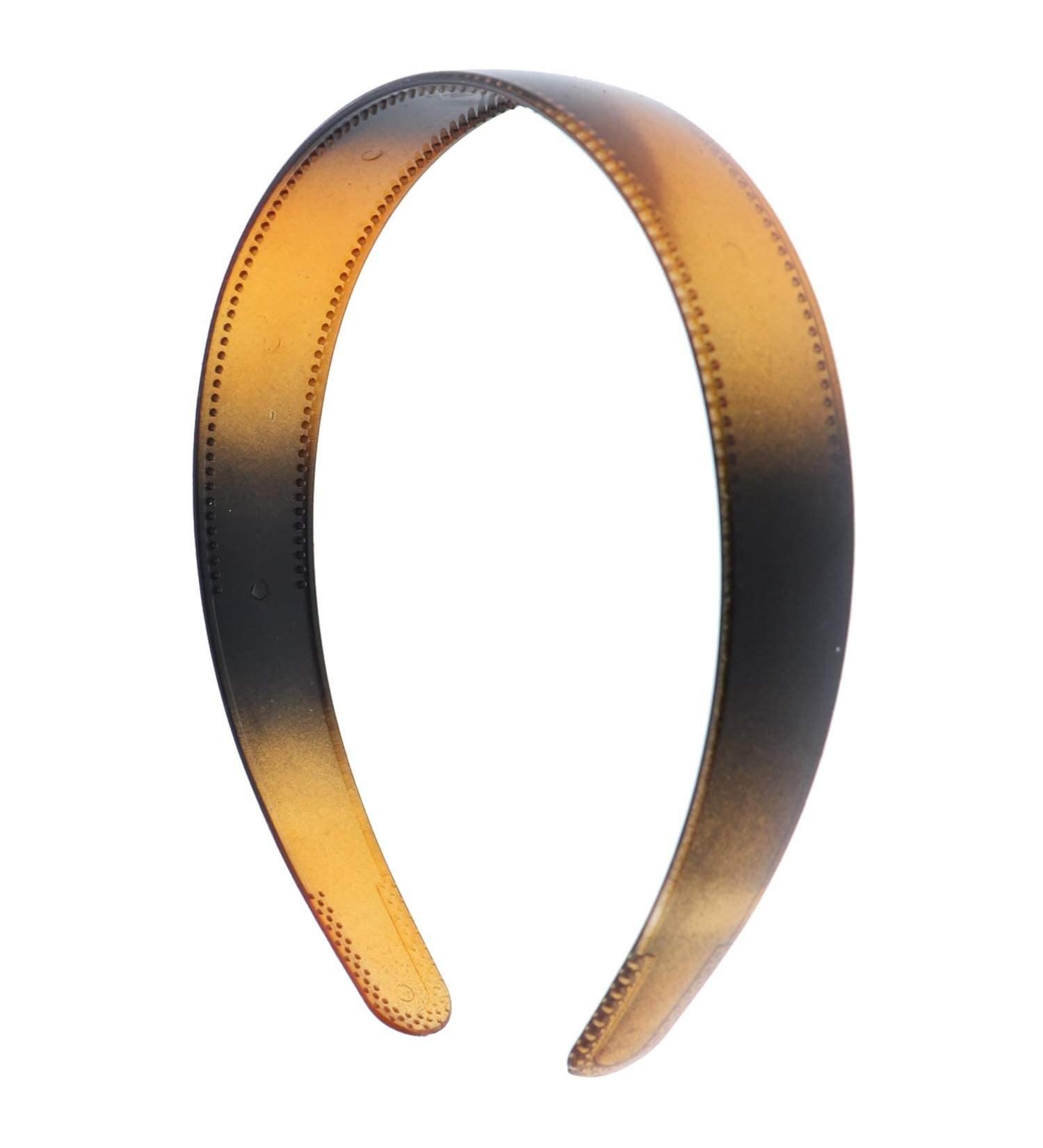 Motique Accessories Tortoise 1 Inch Plastic Hard Headband with Teeth Head band Women Girls - Buy Online on GoSupps.com