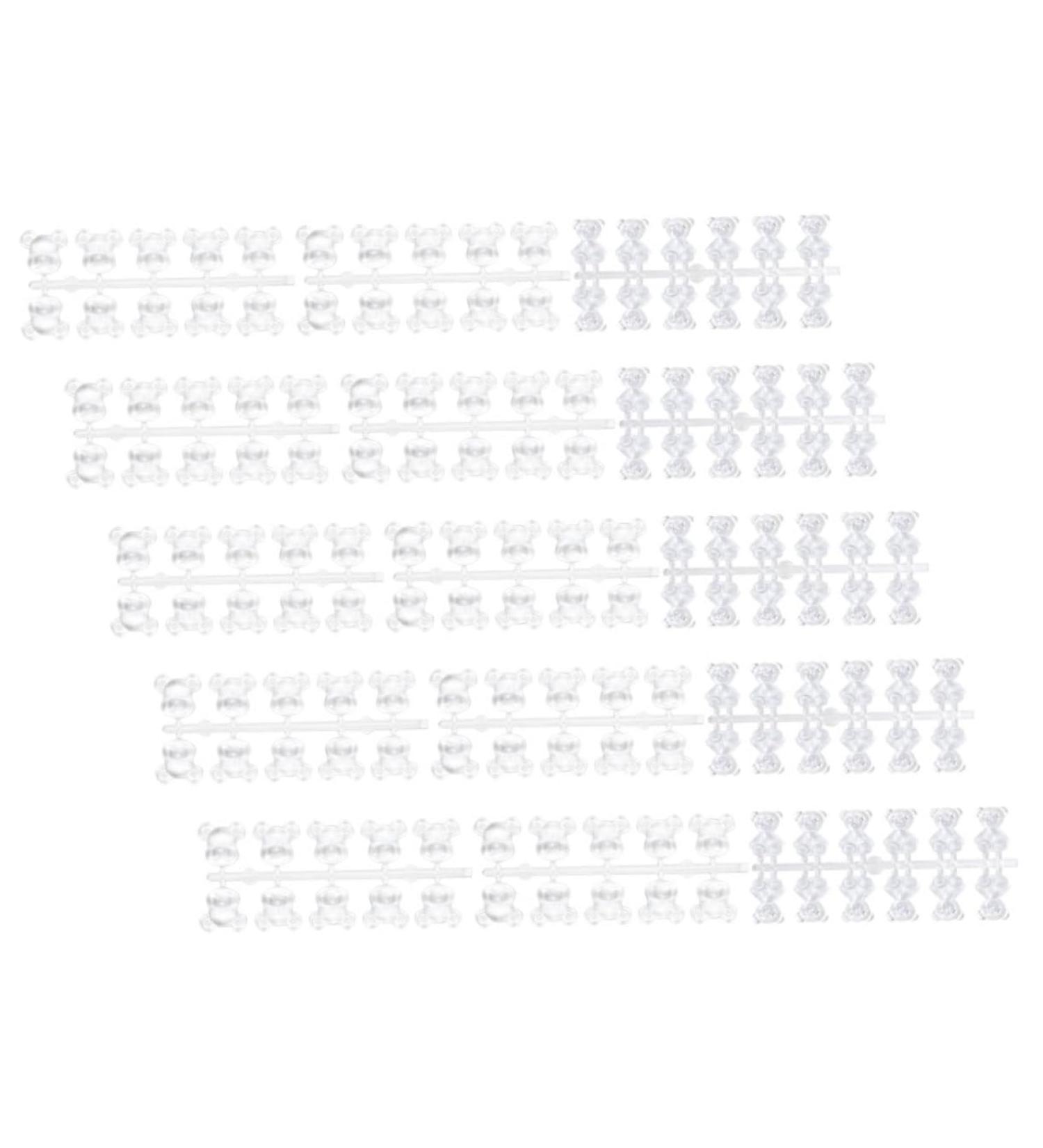 Healeved 3 Bear Head Nail Color Displaying Tool Transparent Nail Color Display Tool Bear Nail Color Displaying Tool Manicure Tools Nail Tools for Nail Art Nail Polish Polishing Plate - Buy Online on GoSupps.com