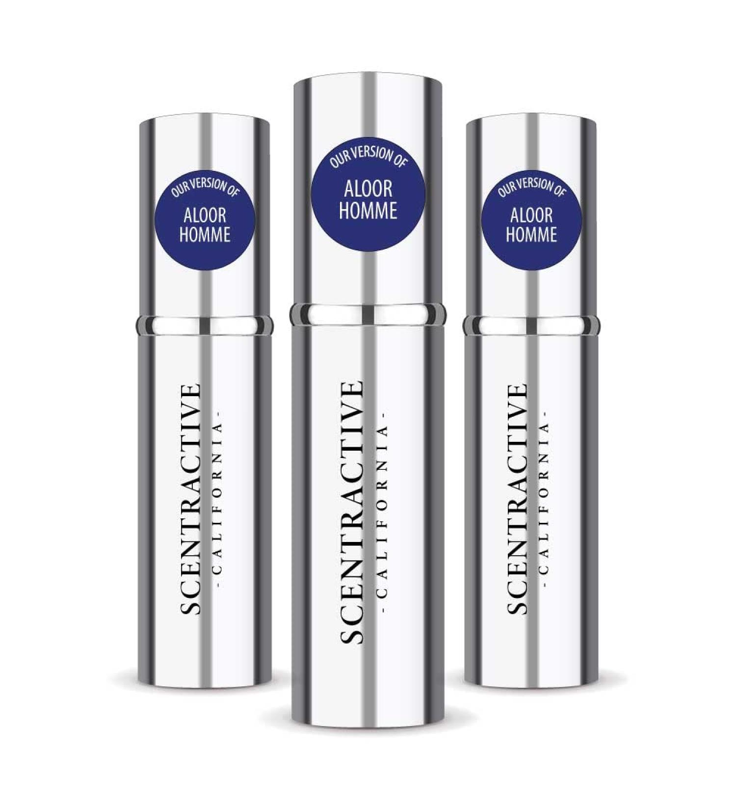 CA Perfume Impression of Aloor Homme For Men Eau de Parfum Spray Refillable Atomizer Bottle 0.17 Fl Oz/5ml-X3 CHAVELLE ALOOR HOMME IMPRESSION 0.51 Fl Oz (Pack of 1) - Buy Online on GoSupps.com