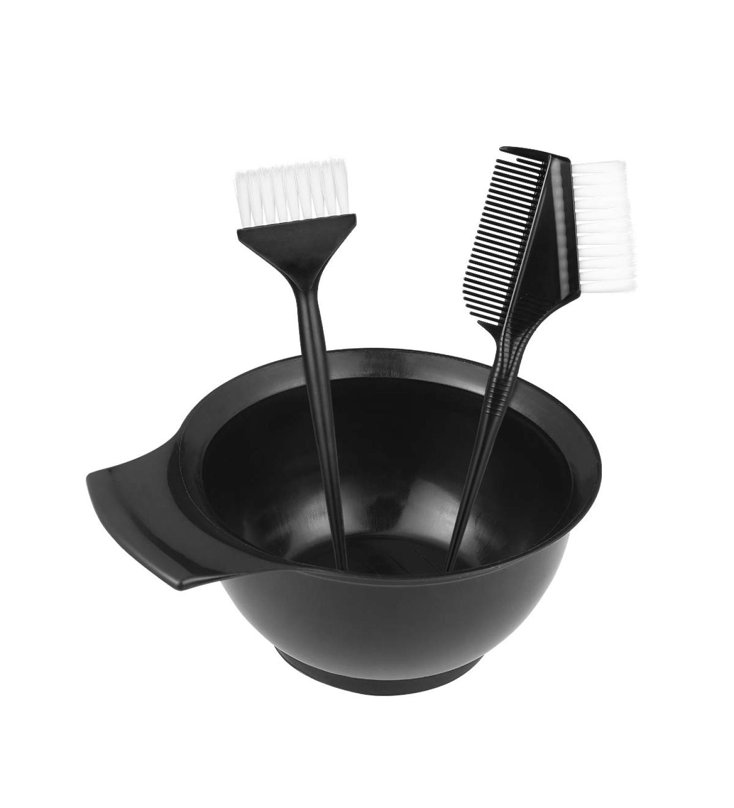3-piece set dye brush comb bowl kit hair dye do it yourself hair dye set combination baking oil