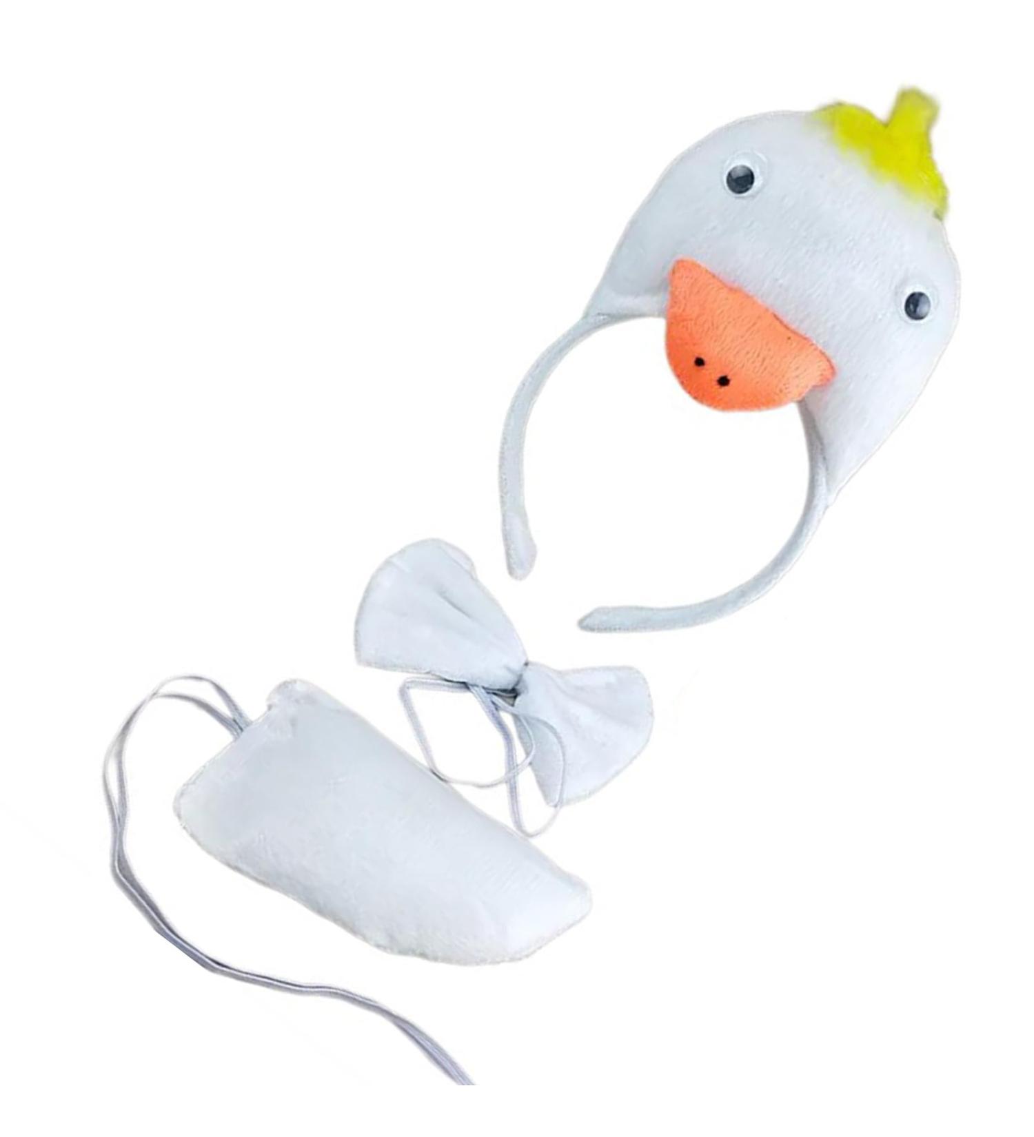 Skirt Duck Geese Headbands Collar Tail Animal Geese Hair Hoop for Kids Shows Duck Animal Hairbands Cartoon Costume - Buy Online on GoSupps.com