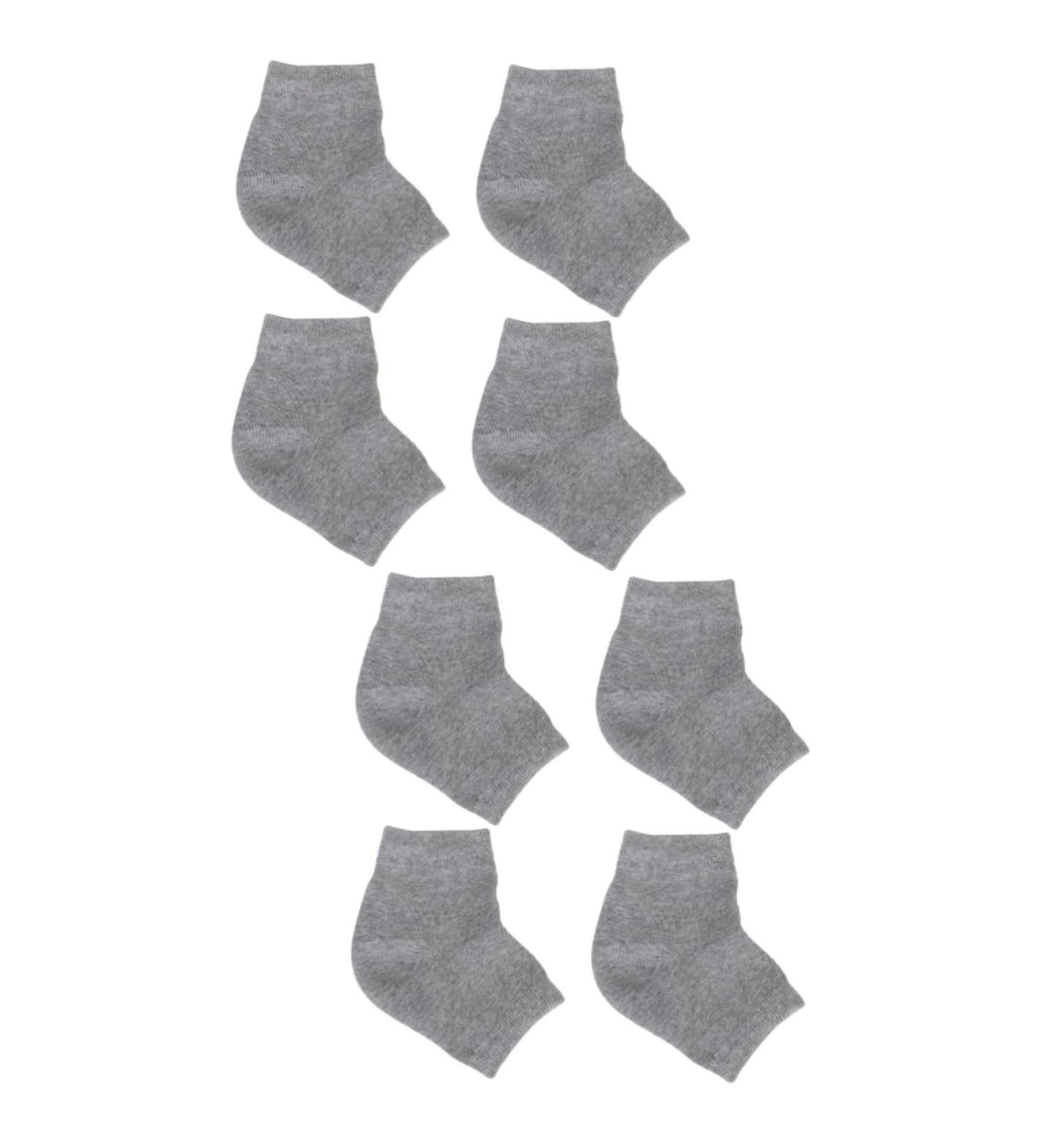 PLAFOPE 4 Pairs Anti-Crack Socks Feet Care Socks Men Socks Gel Spa Socks Heel Sleeves Ankle Socks Spa Gel Socks Anti Crack Heel Socks Mens Sock Feet Repair Socks Foot Socks Man Socks - Buy Online on GoSupps.com