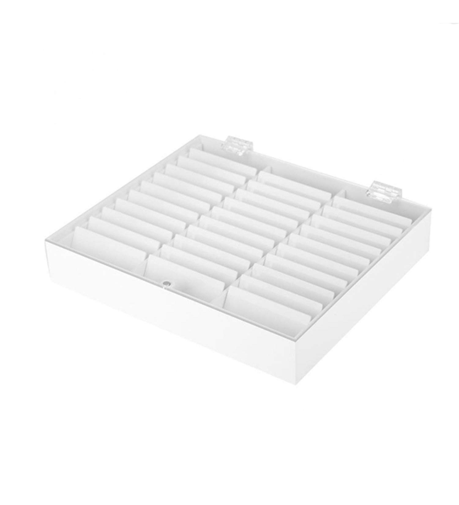 Jiklophg Nail Manicure Storage Box 33 Squares Adjustable Container Portable Acrylic Organizer Nail Tools - Buy Online on GoSupps.com
