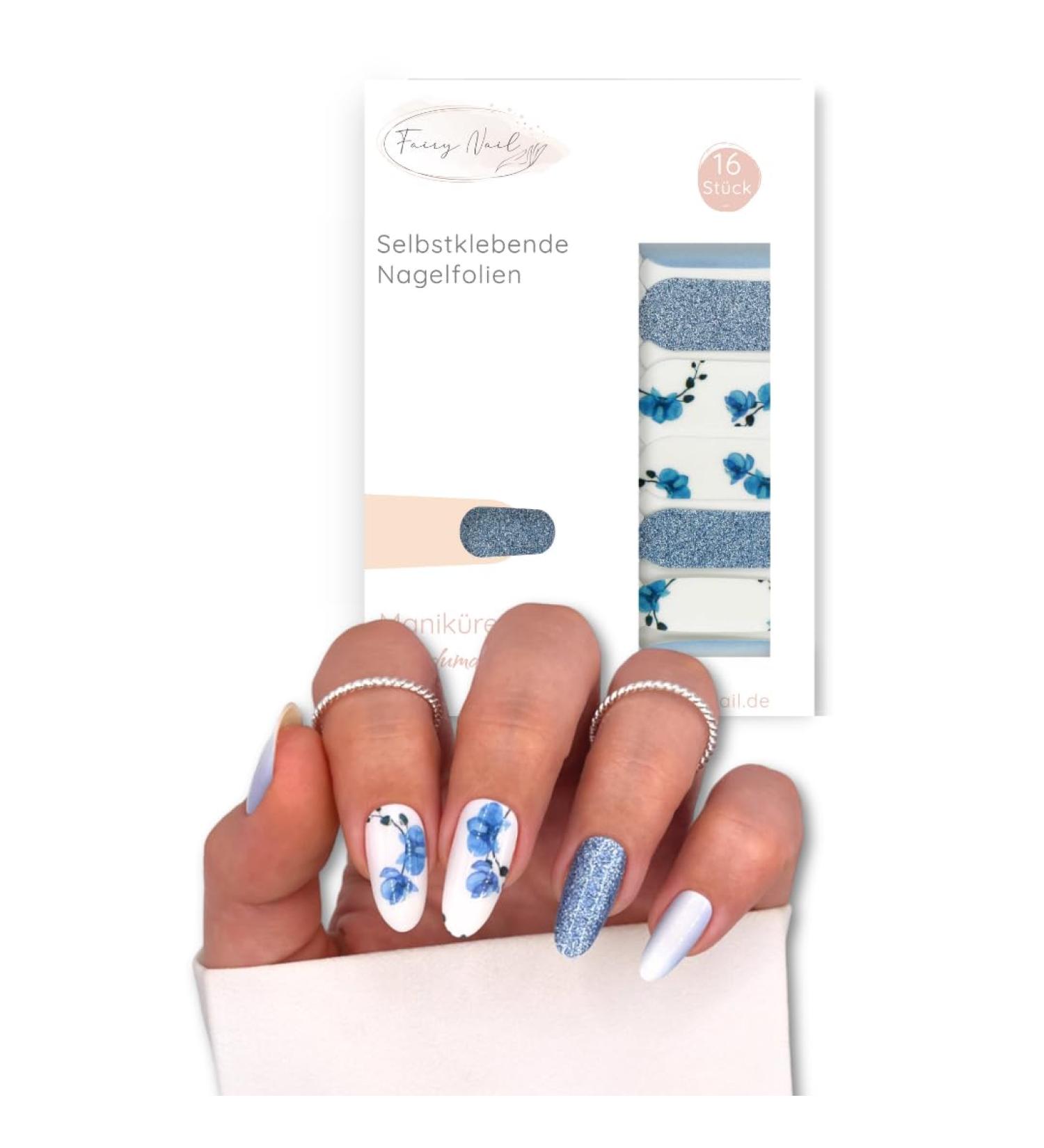 Fairy Nail Nail Wraps | Nail Polish Strips for Fingernails | 16 Nail Stickers for the Perfect Manicure at Home (Align) - Buy Online on GoSupps.com