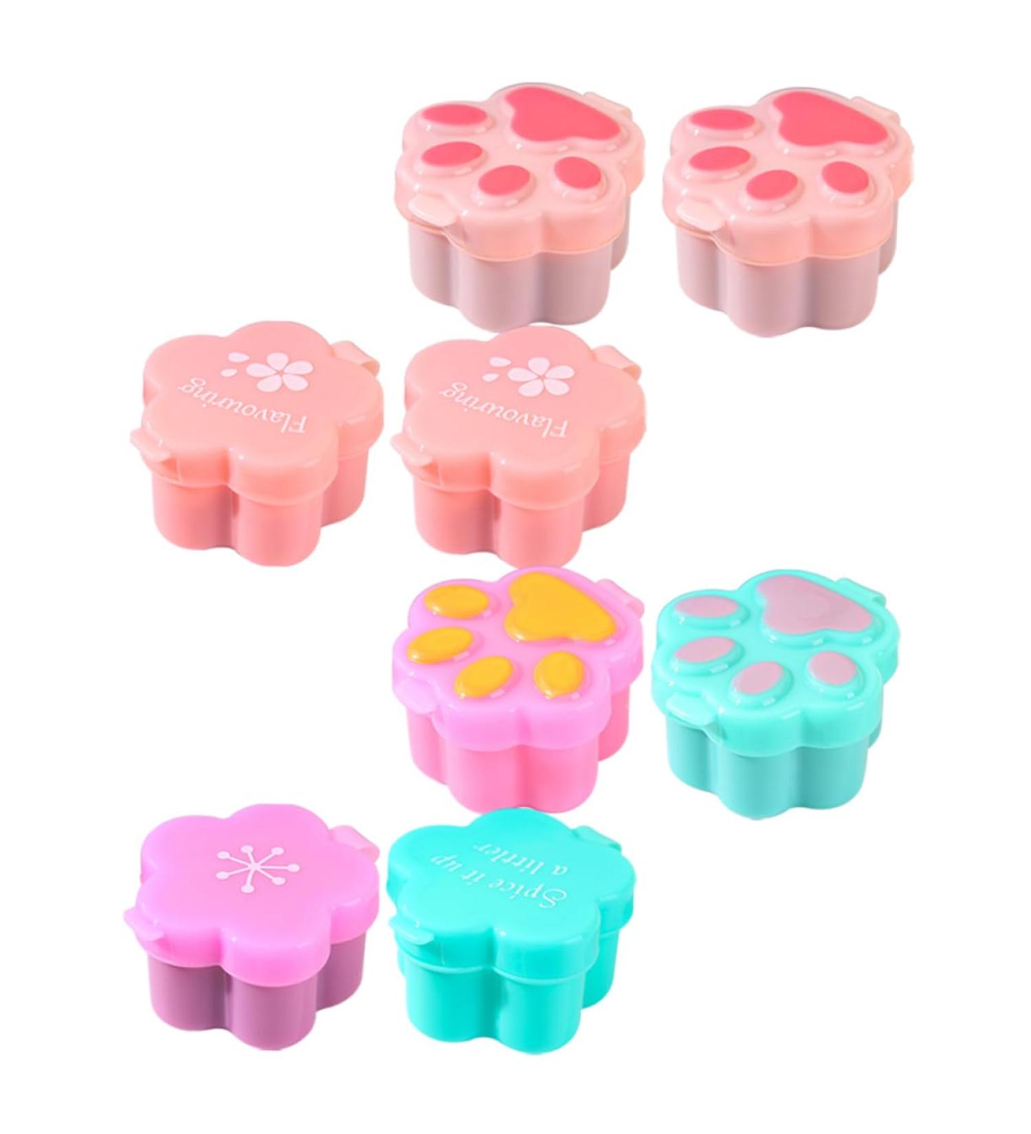 PRETYZOOM 8pcs Small Picnic Sauce Food To-go Cups Go Lids Container Car Dipping Cartoon Mini Lid Cup - Buy Online on GoSupps.com