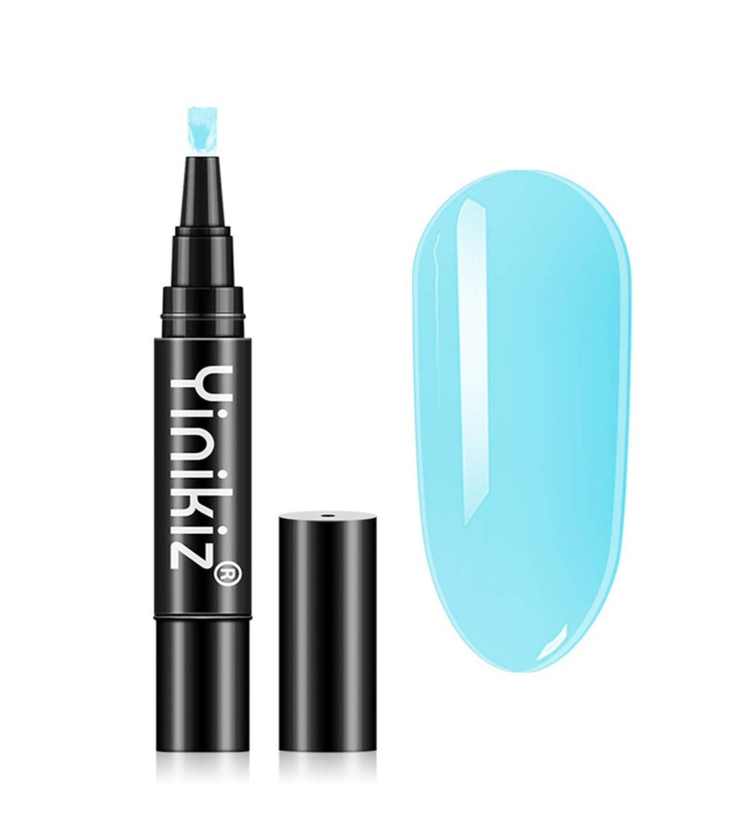 Uposao Nail Polish Pen 3 in 1 Nail Polish Pen One Step UV Nail Polish UV Gel Nail Gel Polish LED Gel Nail Polish Pen Soak Off Gel Ideal for Home and Professional Manicure - Buy Online on GoSupps.com