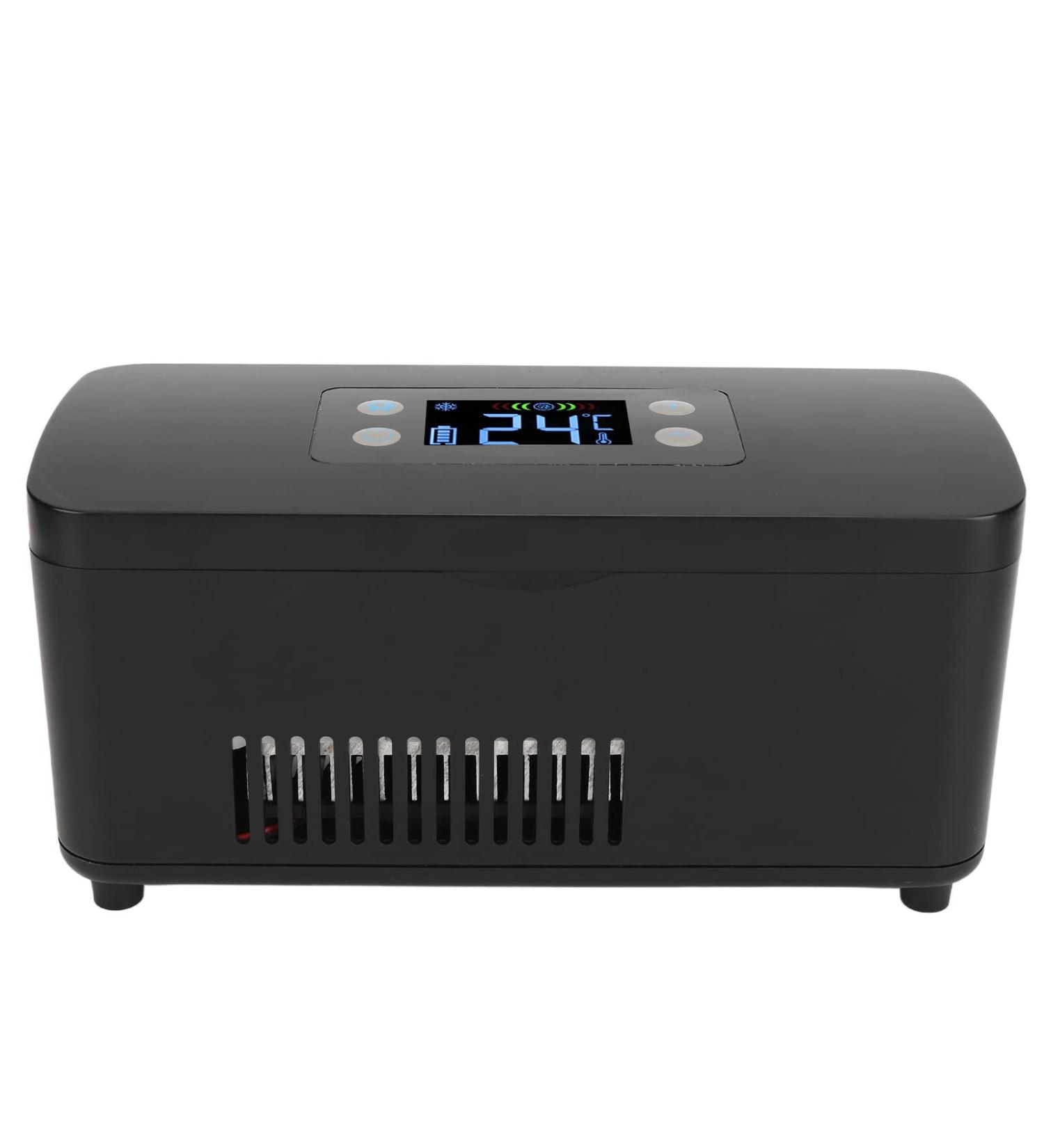 Electric Insulin Cooler Box - Big Screen Mini Refrigerator for 3 Pens - Pharmacy & Vehicle Use - Buy Online on GoSupps.com