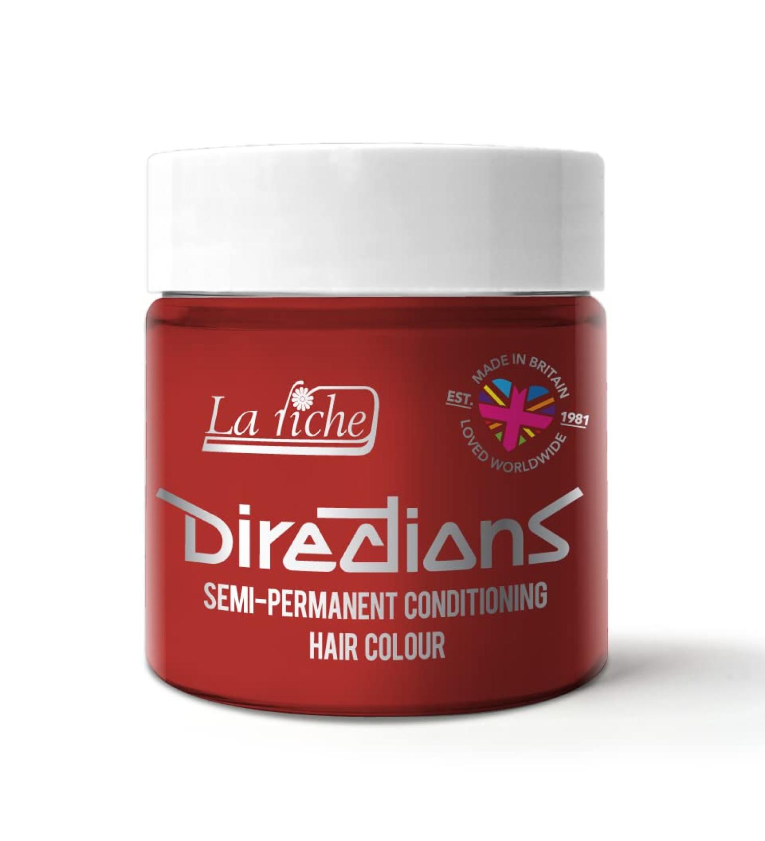 La Riche Directions Semi-Permanent Hair Color 100ml Tub - Poppy Red Poppy Red 100.00 ml (Pack of 1)