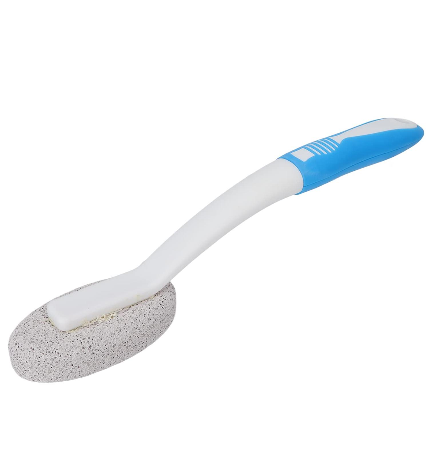Pumice Stone Cleaning Brush - Hard Water Toilet Bowl Ring Remover for Home Sink Pool & Bathroom - Buy Online on GoSupps.com