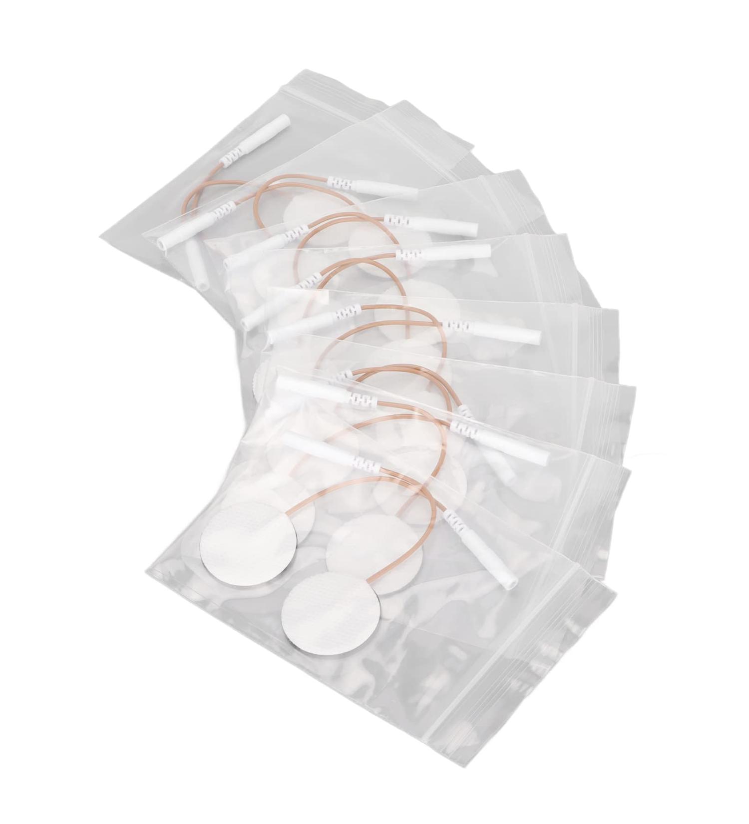 16pcs Electrode Patch for TENS Unit - Self Adhesive & Reusable Round Pads - 3cm Diameter - Buy Online on GoSupps.com