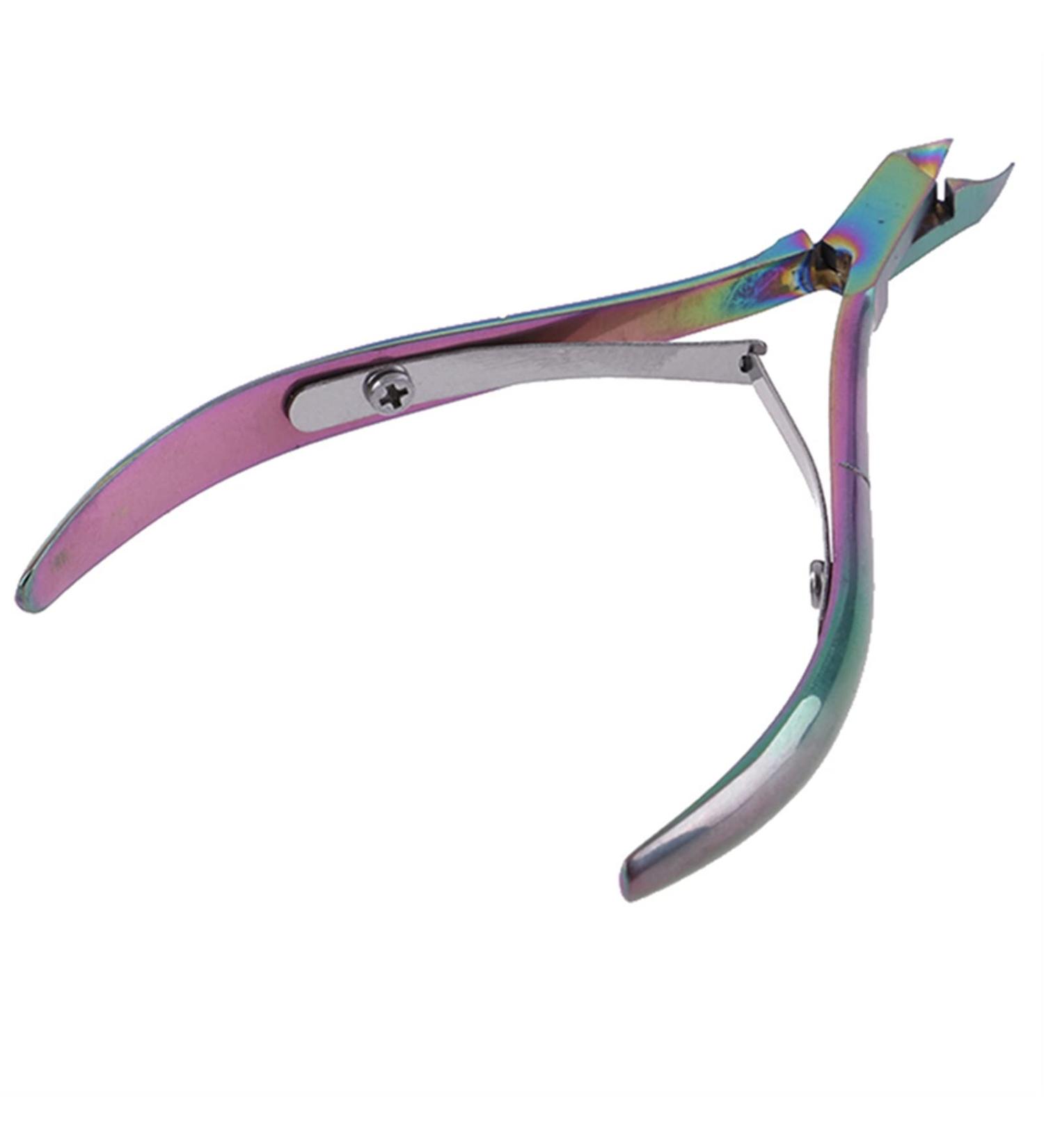 Nail Clipper for Thick Nails 1PCS Nail Art Dead Skin Remover Clipper Scissor Manicure Pedicure Tool Stainless Steel Plating Rainbow Cuticle Nipper Cutter (Color : Style 1) - Buy Online on GoSupps.com