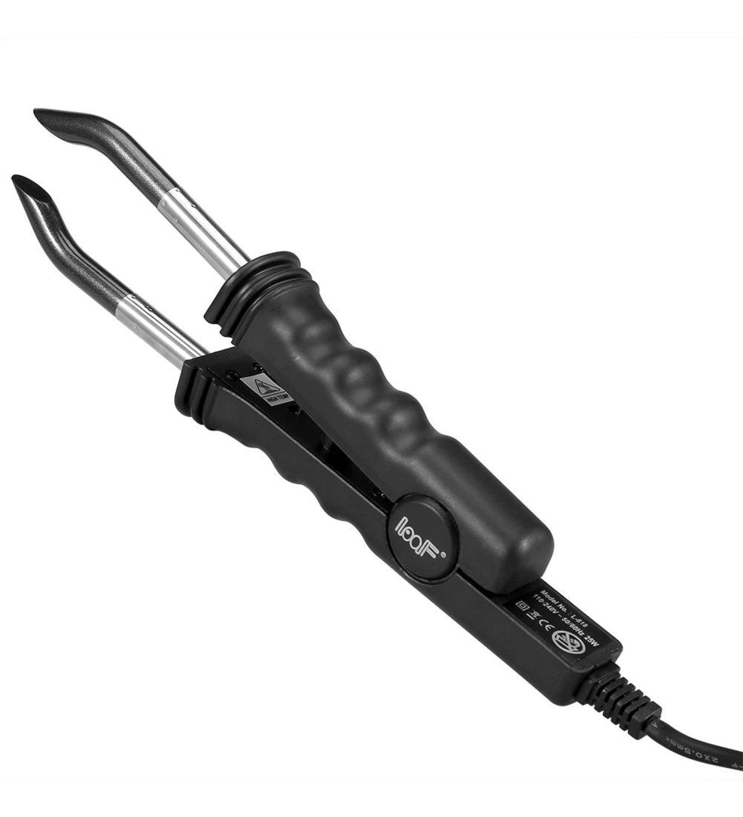 Professional Heat Pliers for Hair Extensions - Constant Temperature Hair Extension Tongs | Black - Buy Online on GoSupps.com